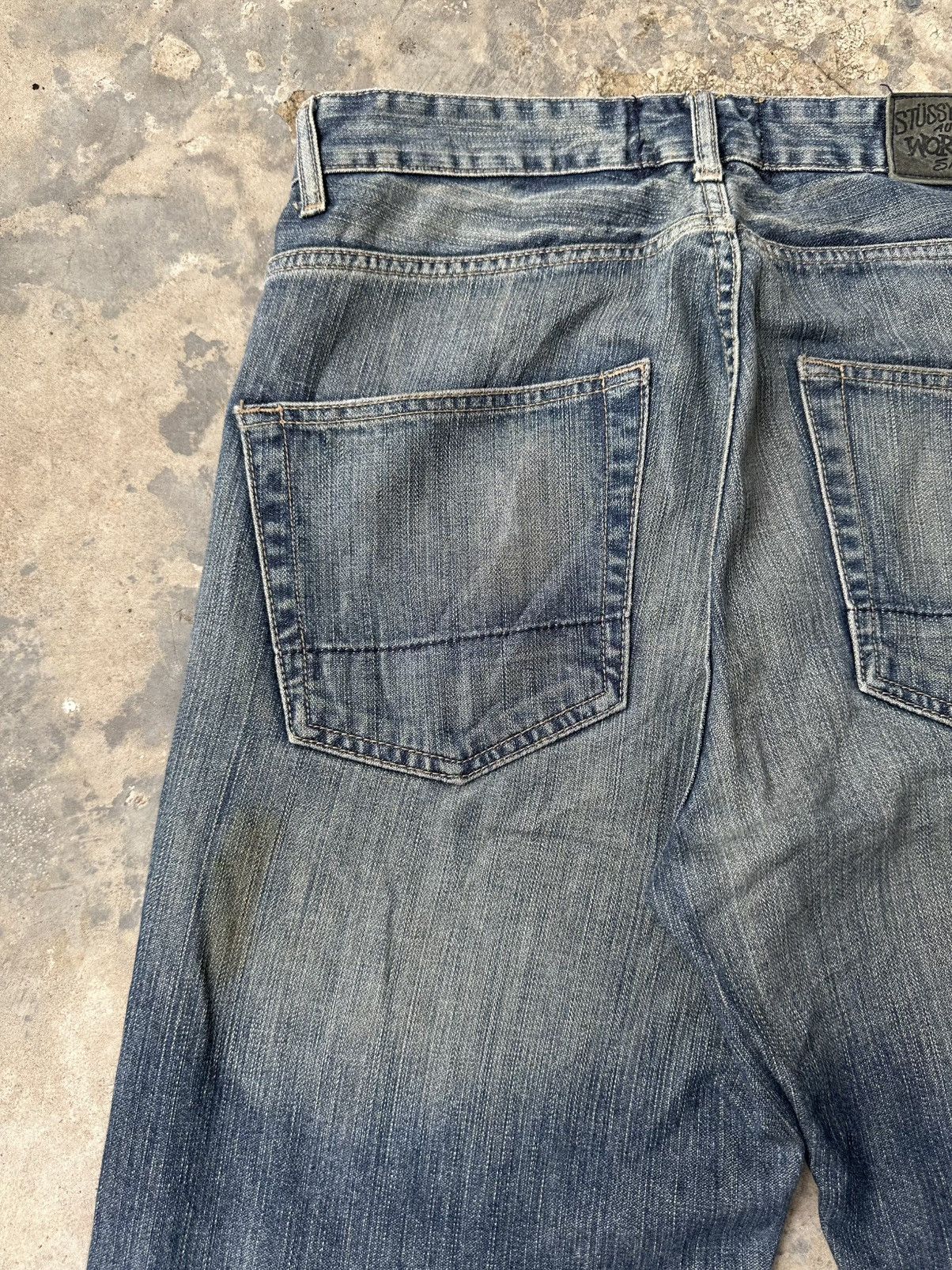 Stussy × Vintage Vintage Stussy Work Gear Jeans Size US 32 / EU 48 - 6 Thumbnail