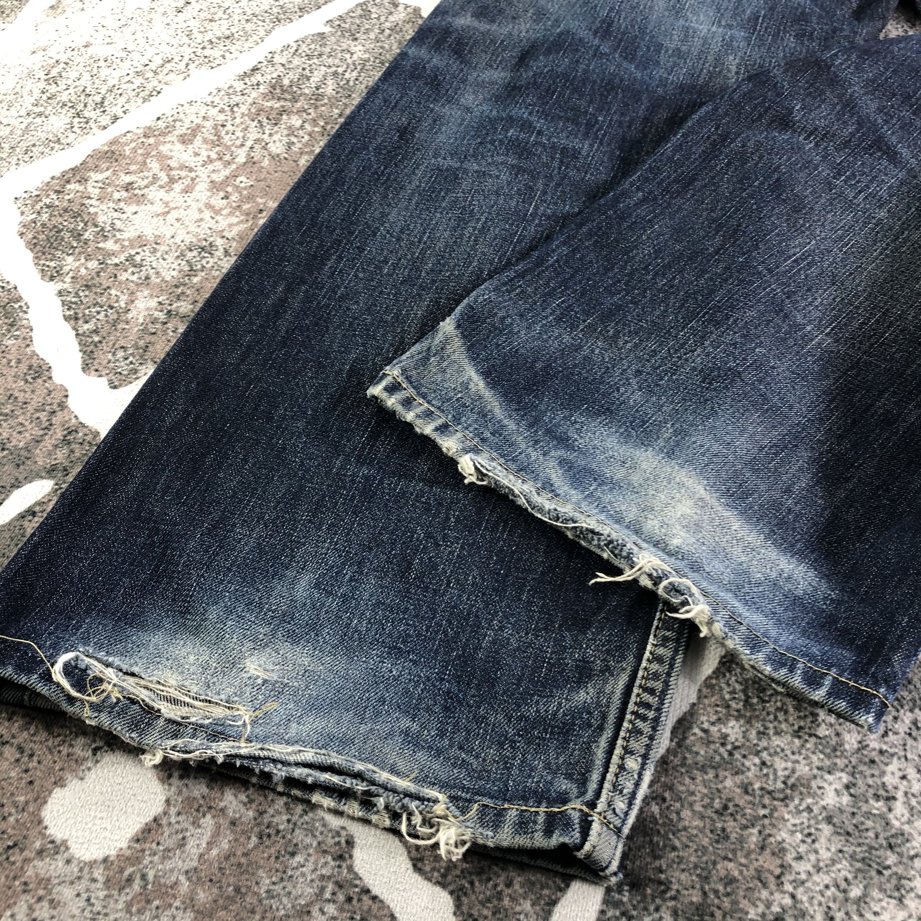 Levi's Distress Vintage Levis 503 Jeans Faded Blue KJ2424 Size US 32 / EU 48 - 6 Thumbnail