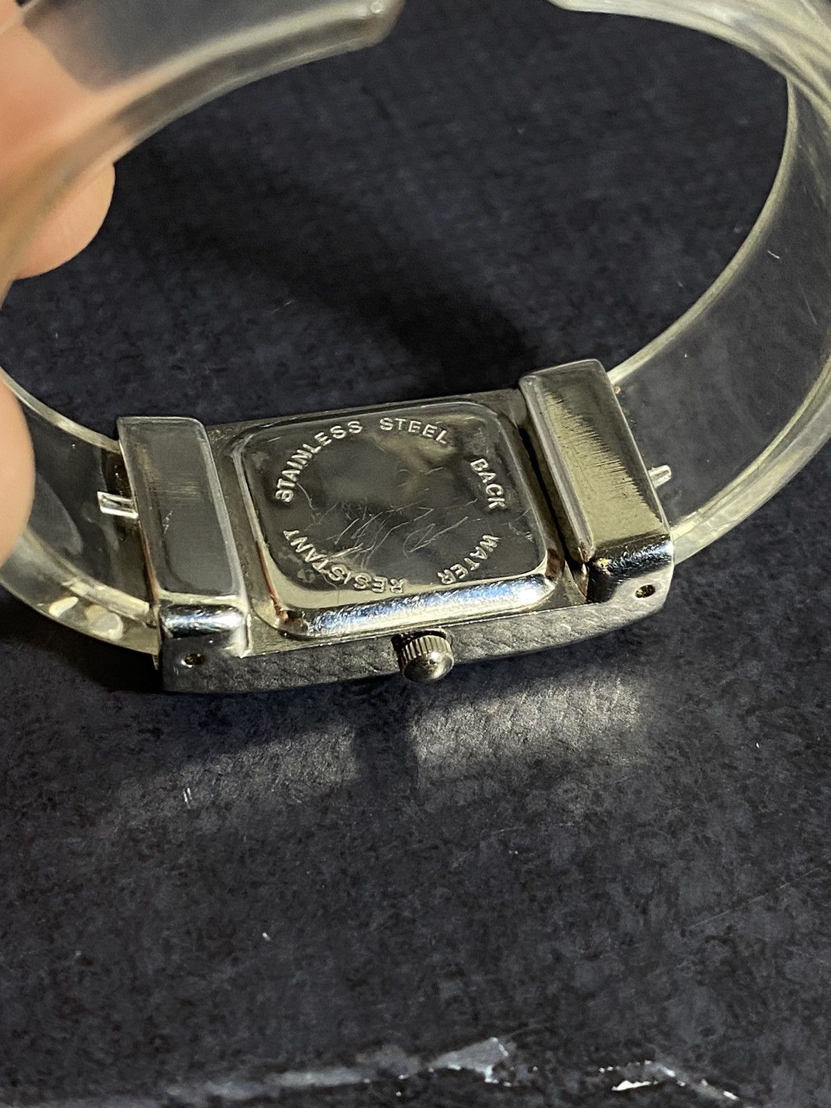 Vintage KAIDI Quartz Watch Transparent Strap Japanese Brand Size ONE SIZE - 4 Thumbnail