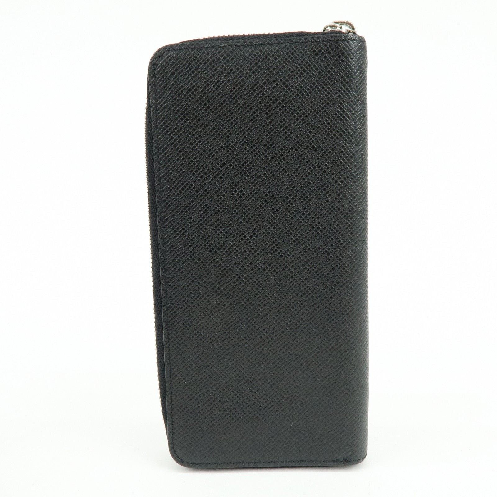 Louis Vuitton Louis Vuitton Taiga Vertical Round Zippy Wallet Black Size ONE SIZE - 2 Thumbnail