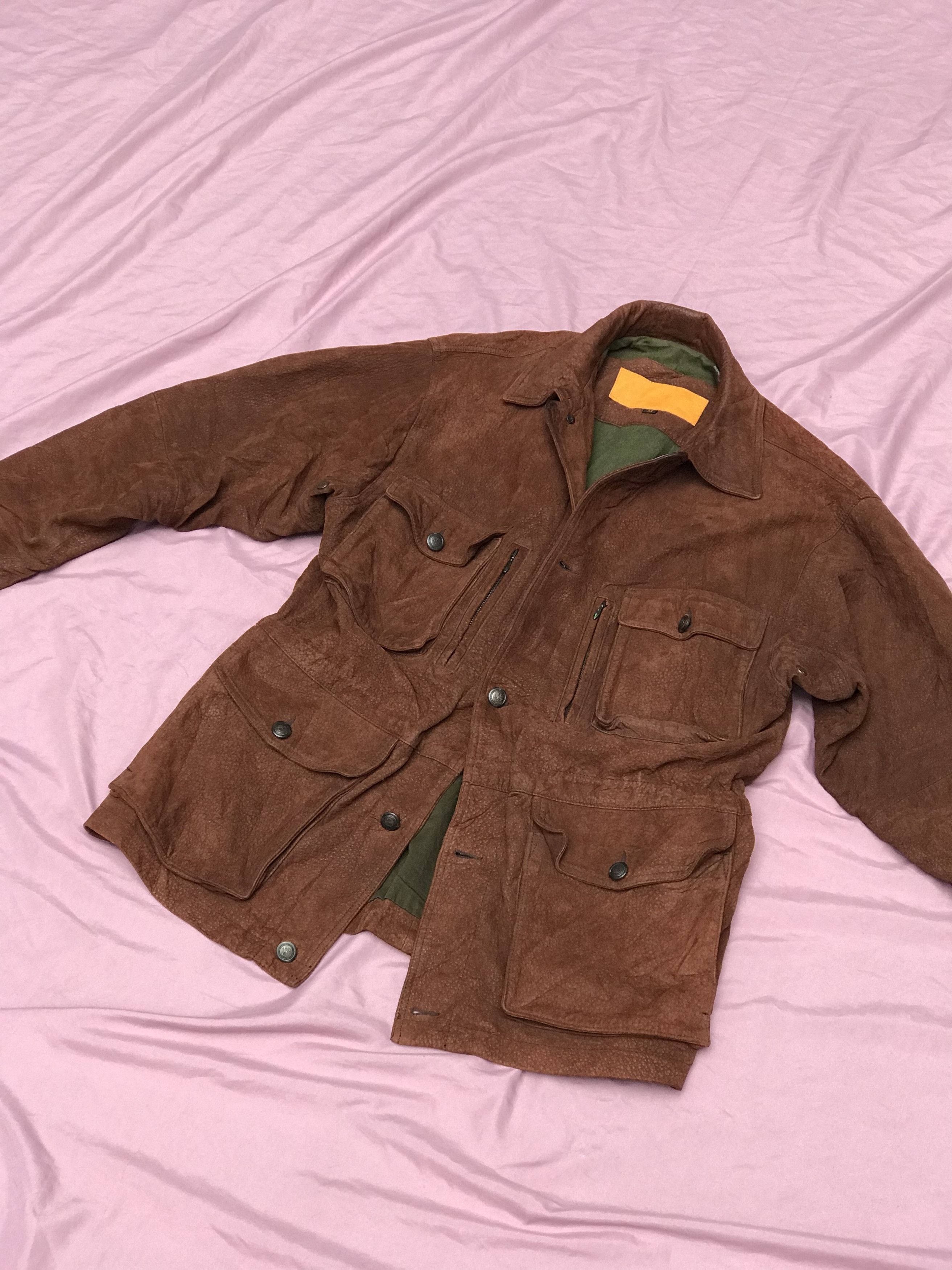 Timberland TIMBERLAND SHEEP LEATHER WOOL LINED SAFARI JACKET Size US M / EU 48-50 / 2 - 4 Thumbnail