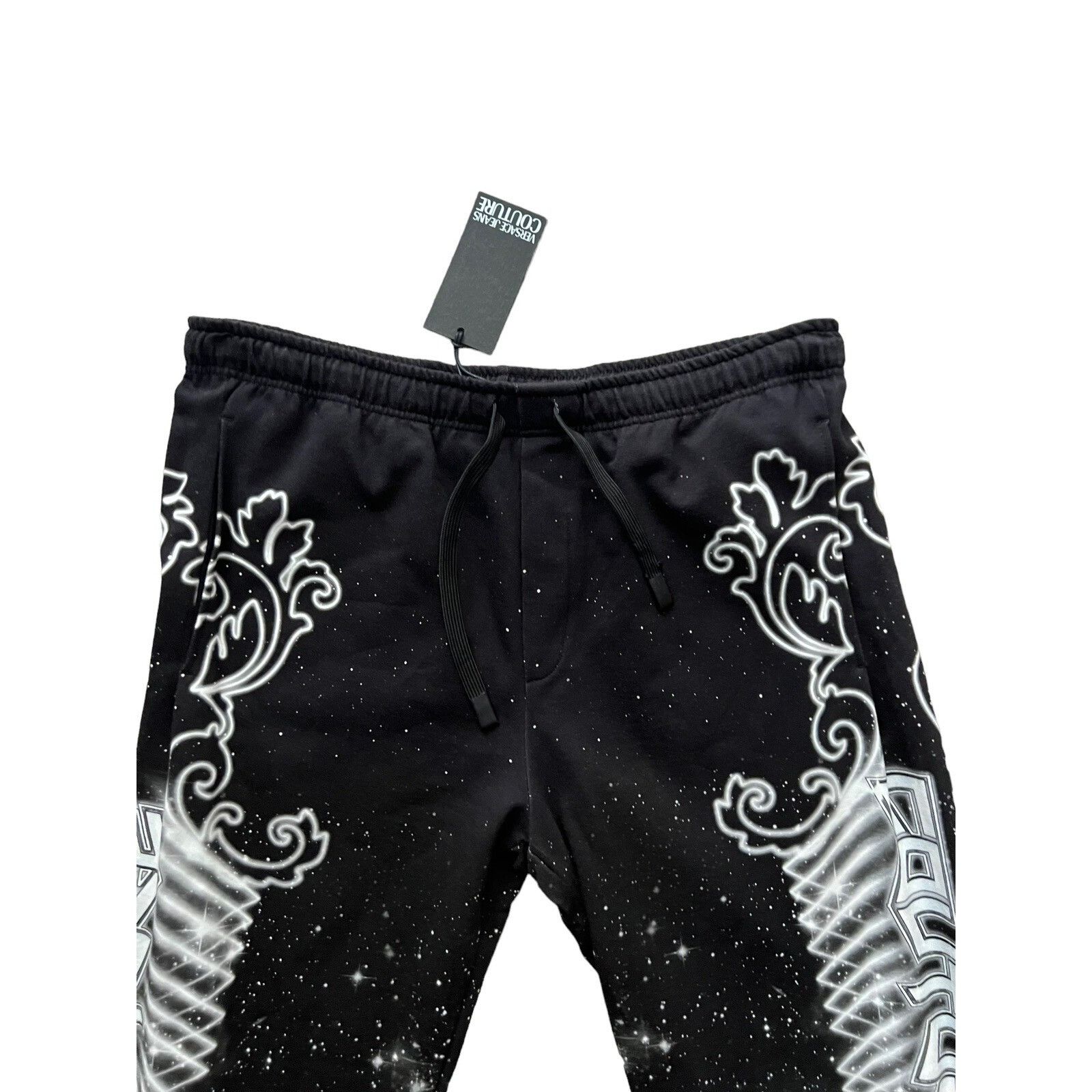 Versace Jeans Couture Versace Couture Mens Jeans Galaxy Sweatpants Black Size XL Size US 36 / EU 52 - 2 Thumbnail