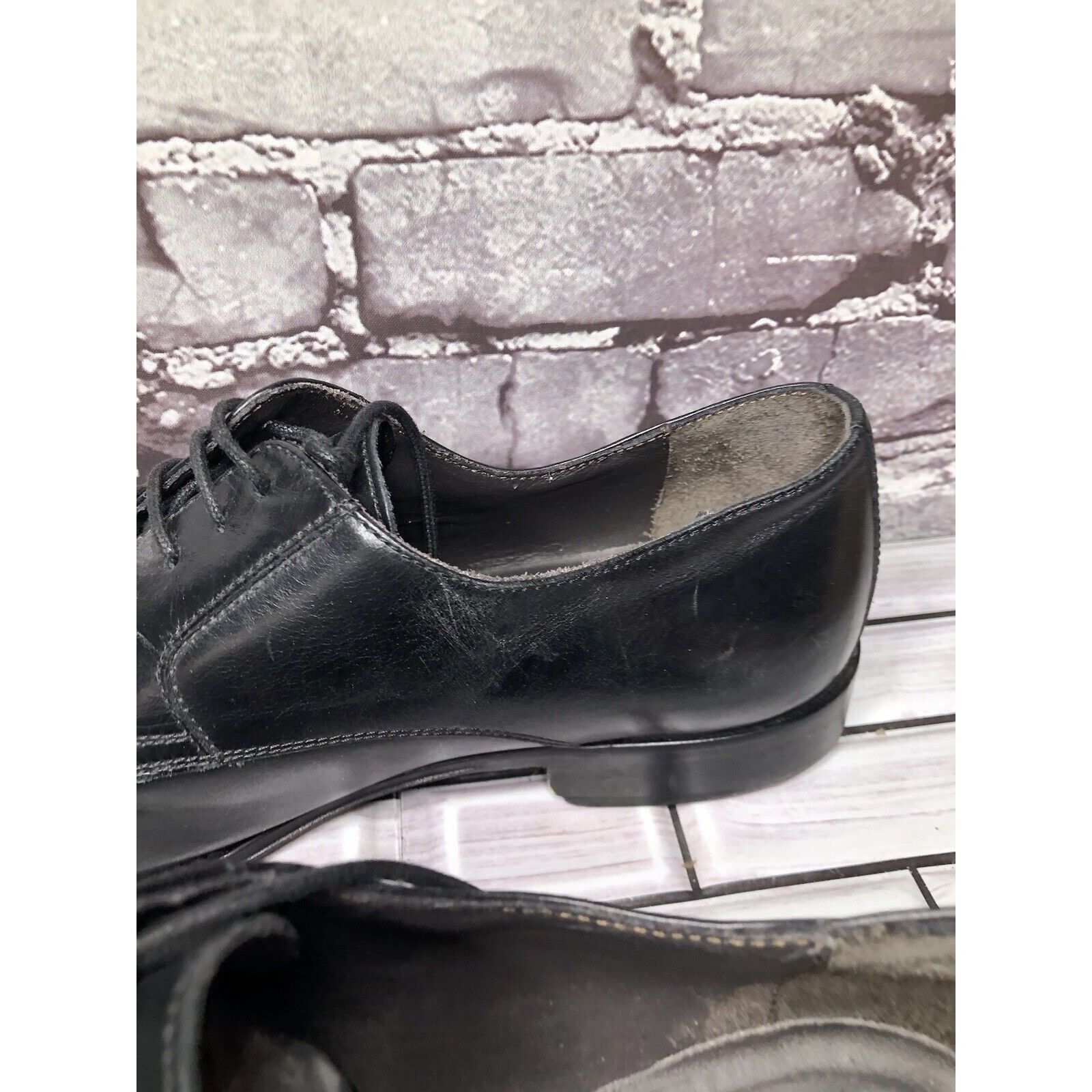 To Boot New York To Boot New York NUOVO Black Leather Lace Up Dress Oxfords M Size US 11 / EU 44 - 8 Thumbnail