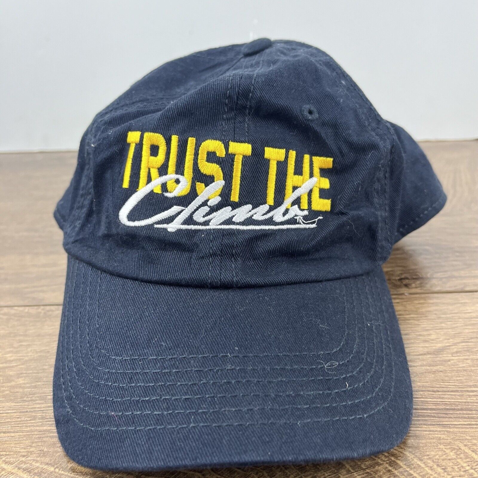 Other Wets Virginia Hat Trust the Climb Hat Blue Adjustable Hat Bl Size ONE SIZE - 6 Thumbnail