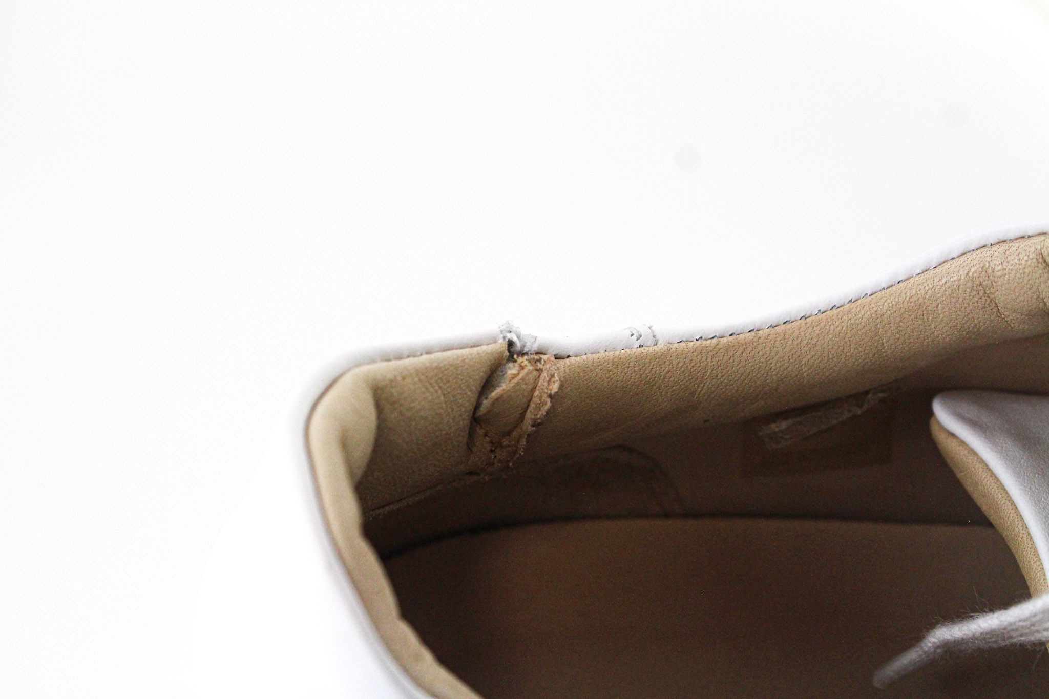 Suitsupply EU44 White Grained Leather Laced 72585 Size US 11 / EU 44 - 10 Thumbnail