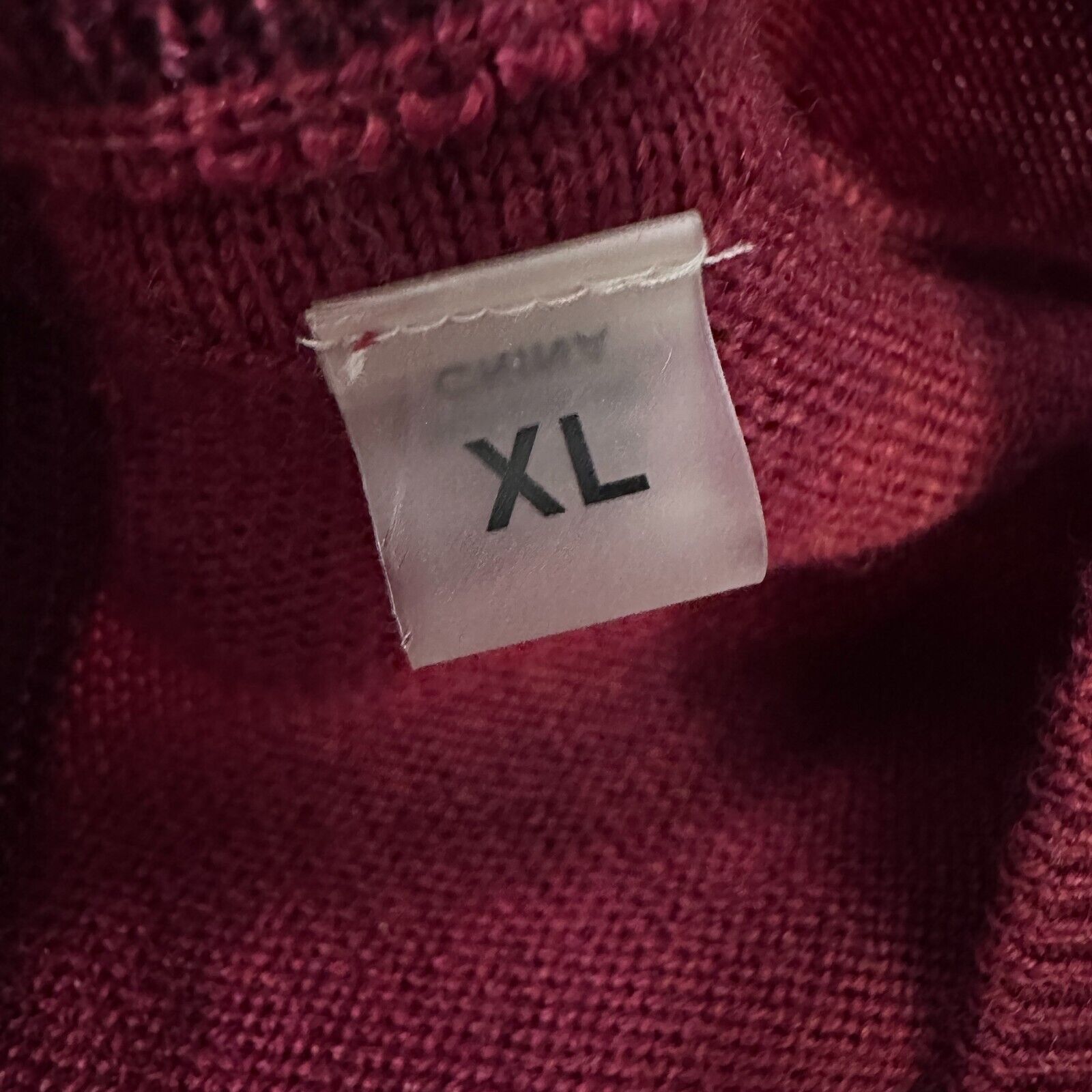 & Other Stories Raffi Sweater Men’s XL Red V-Neck Knit Lightweight Pullover Size US XL / EU 56 / 4 - 7 Thumbnail