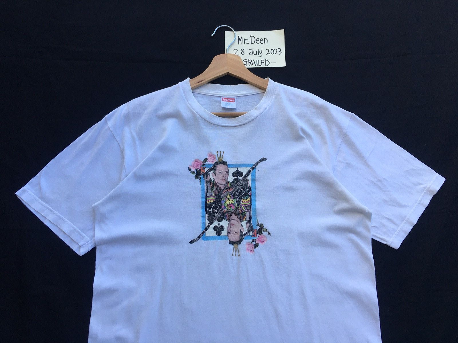 Supreme Rarest Supreme x Joe Strummer 2001 Printed Tshirt Size US L / EU 52-54 / 3 - 6 Thumbnail