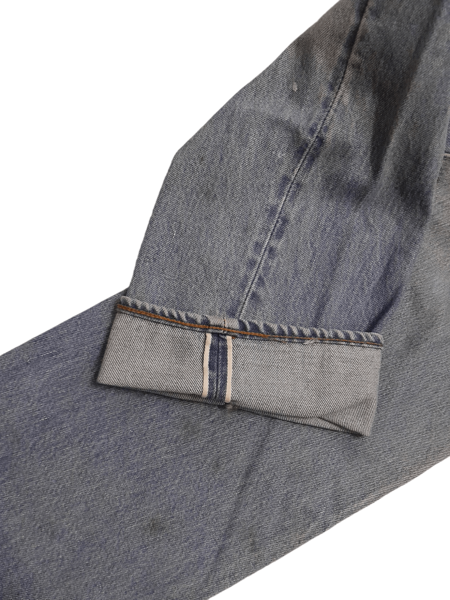 Levi's 80s Levis 501 Selvedge USA Stamped #6 Denim (J6) waist 28 Size US 28 / EU 44 - 11 Thumbnail