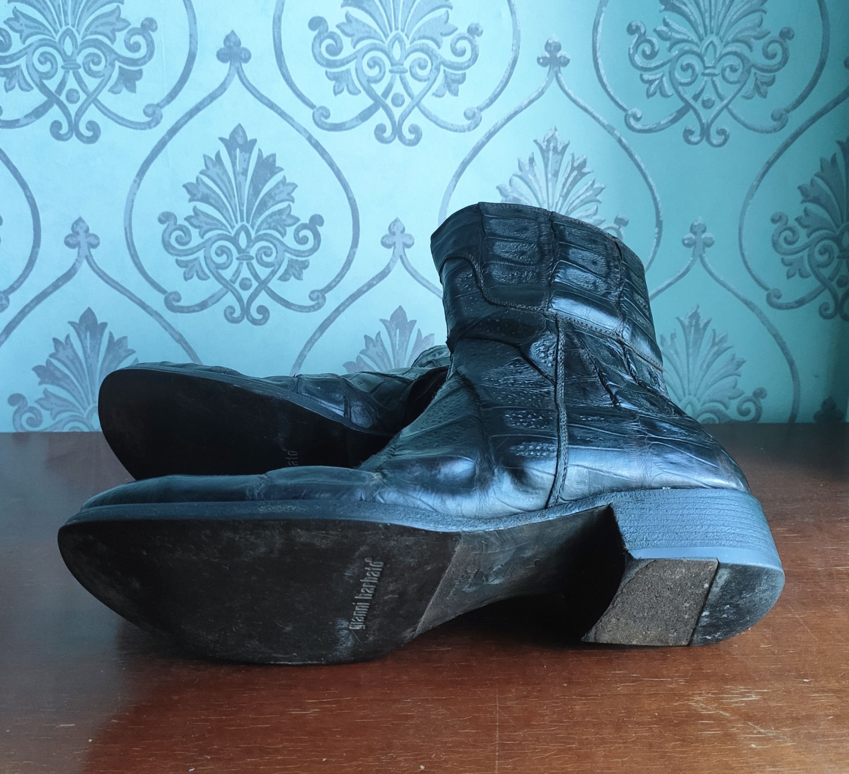 Gianni Barbato GRAIL! Alligator boots.Like Isaac Sellam or Guidi Size US 8.5 / EU 41-42 - 6 Thumbnail