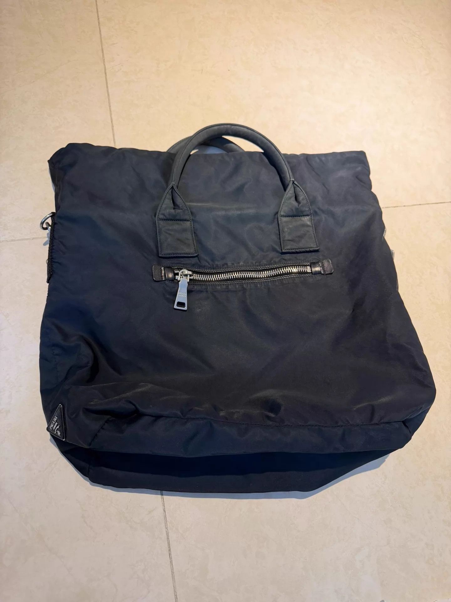 Prada Prada DoubleFace Nylon Convertible Messenger Bag Size ONE SIZE - 3 Thumbnail