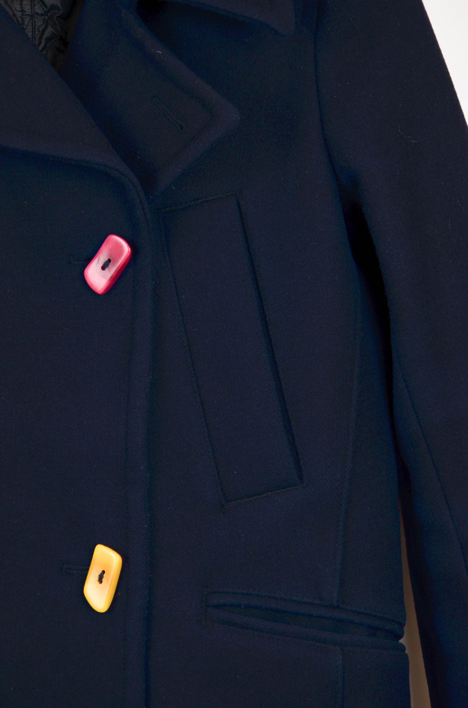 Jil Sander × Uniqlo +J UNIQLO x JIL SANDER Navy Double Breasted Coat - M Size M / US 6-8 / IT 42-44 - 7 Thumbnail