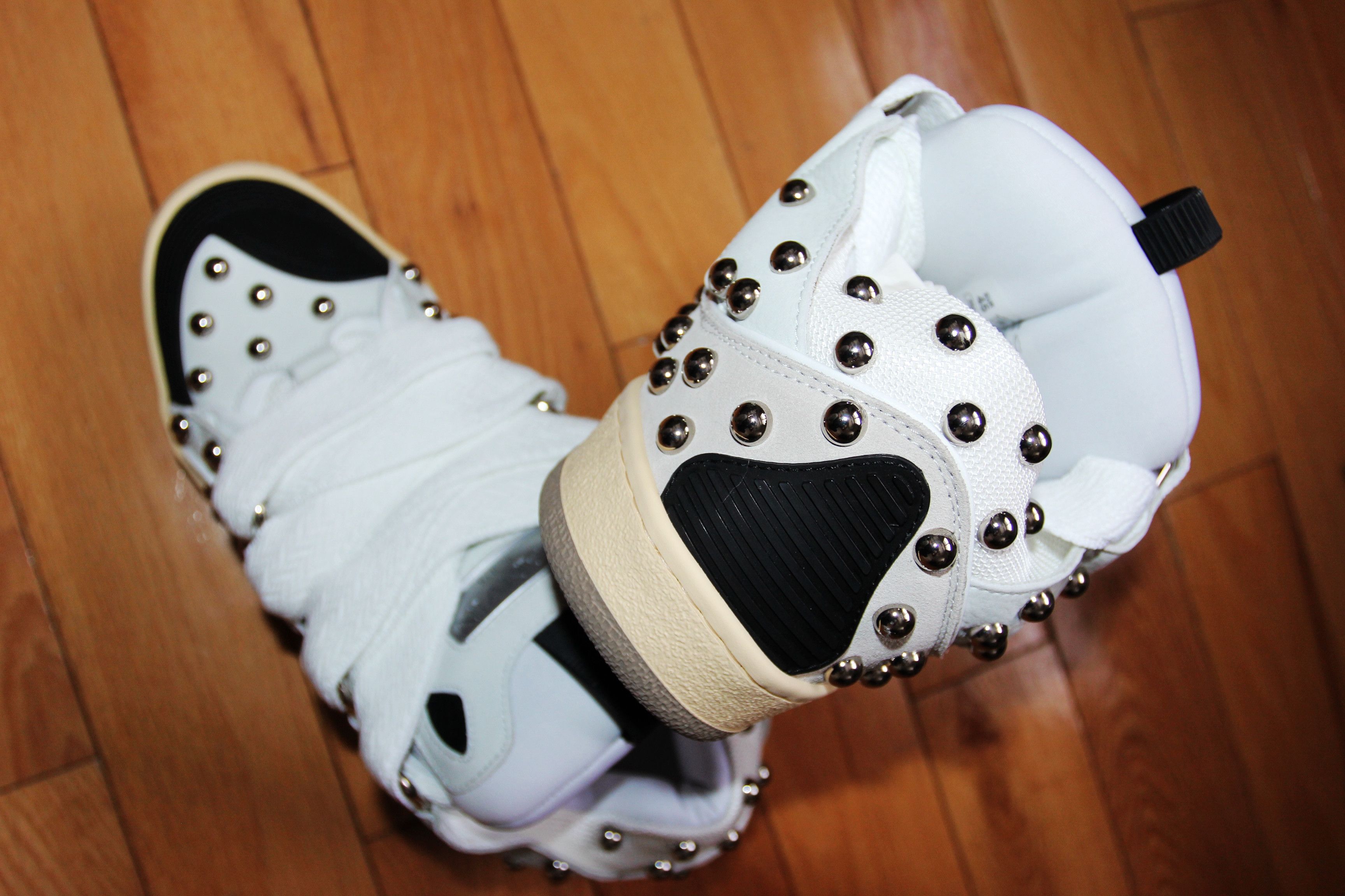 Lanvin BNWT AW23 LANVIN CURB SNEAKERS WITH STUDS 45 Size US 12 / EU 45 - 4 Thumbnail