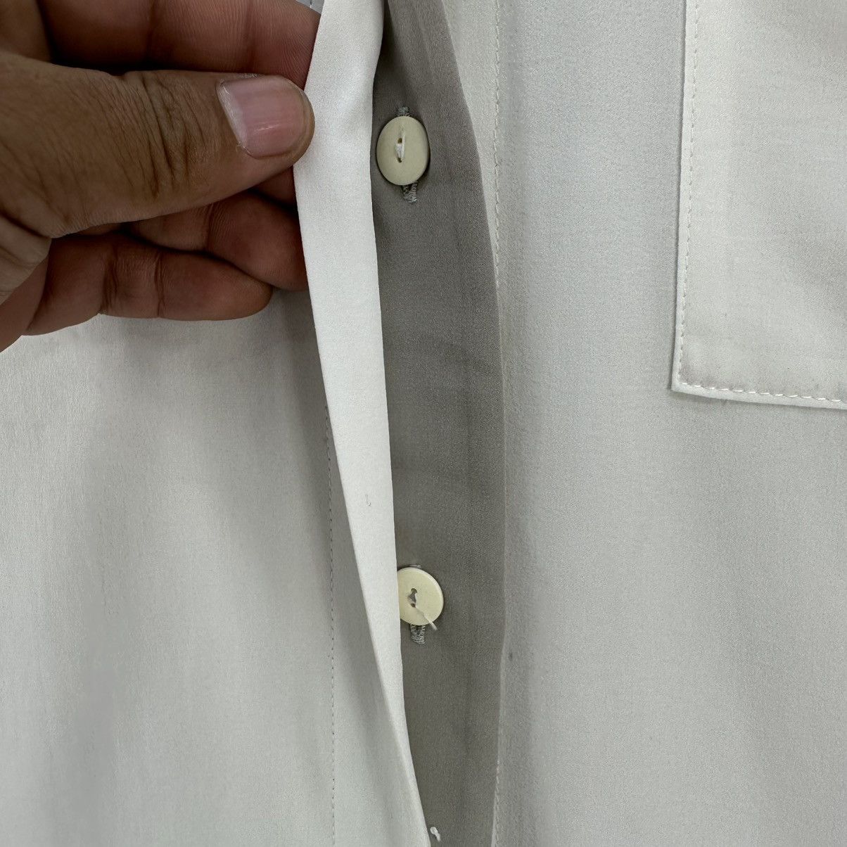 Japanese Brand Vintage 90's Flannel Rayon Shirt by Dupre Japan Size L / US 10 / IT 46 - 10 Thumbnail