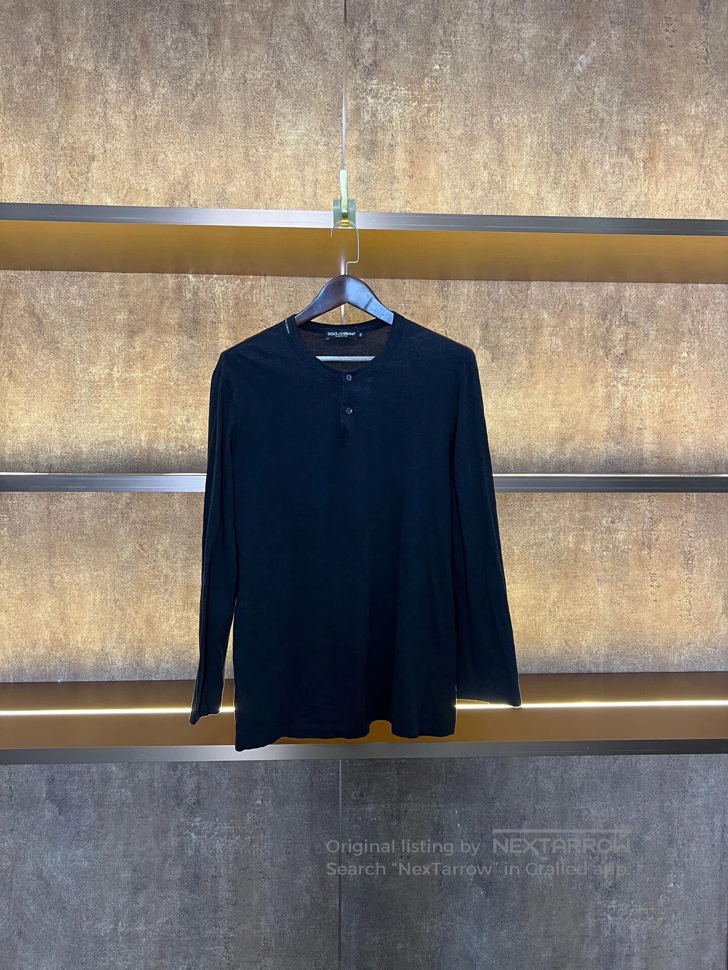 D.Gnak By Kang.D D＆G Henley Neck Long Sleeve| Size US XXL / EU 58 / 5 - 1 Thumbnail
