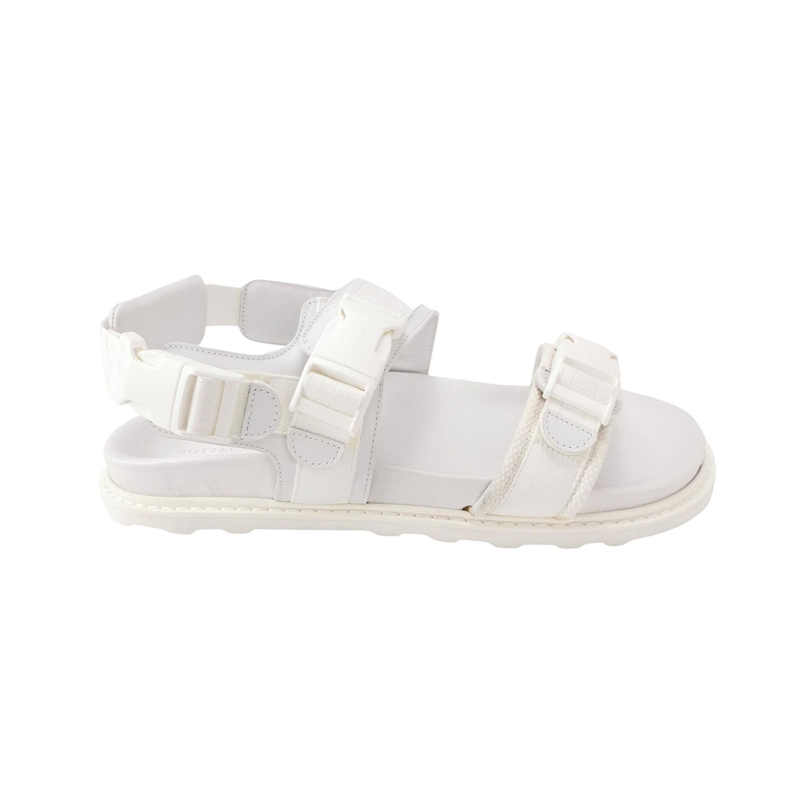 Bottega Veneta Bottega Veneta Optic White Buckle Sandals 44 Size US 11 / EU 44 - 1 Thumbnail