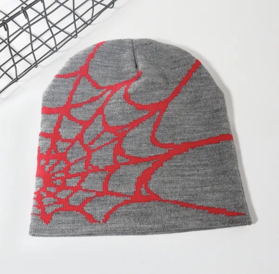 Other Spider Web Y2K Beanie Size ONE SIZE - 18 Thumbnail