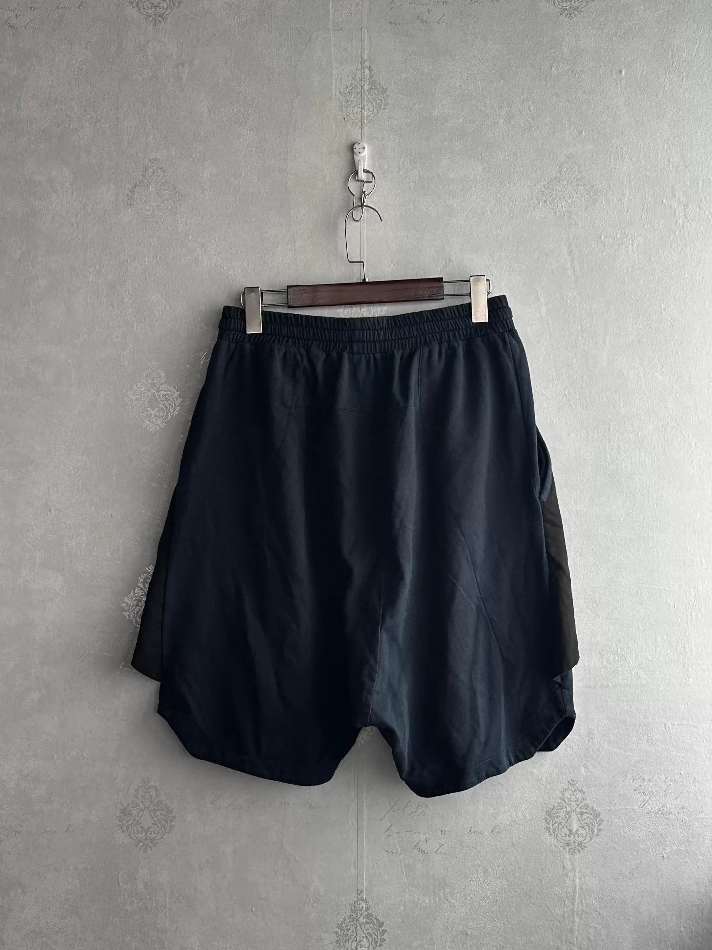 Concepts d'Odeur odeur black space cotton spliced shorts M - dark avant-garde Size US 32 / EU 48 - 3 Thumbnail
