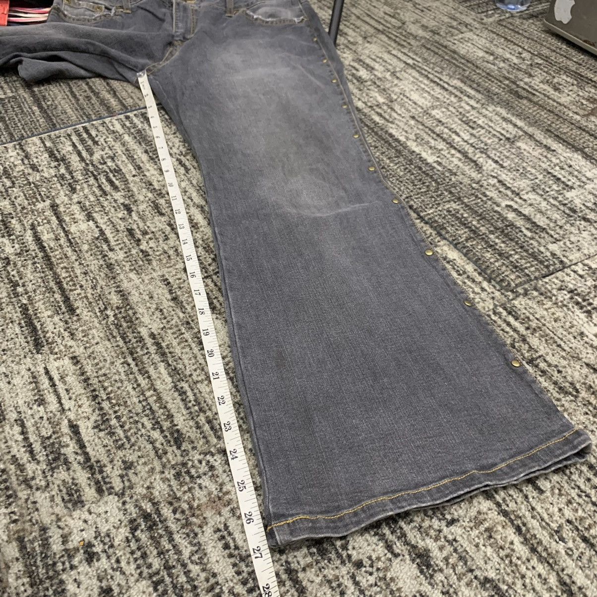 Hysteric Glamour × If Six Was Nine × Japanese Brand Vtg Japanese Boot cut Denim Flare Studded Flare Pant Size US 32 / EU 48 - 11 Thumbnail