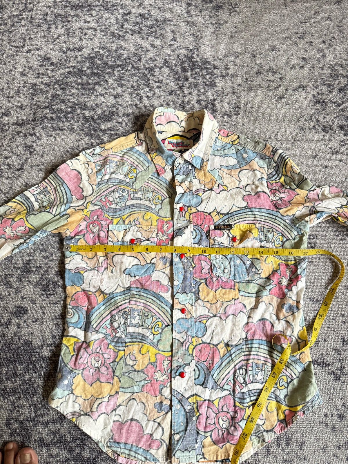 Hysteric Glamour × If Six Was Nine × Japanese Brand Y2k Hysteric mini button shirt Size XS / US 0-2 / IT 36-38 - 7 Thumbnail