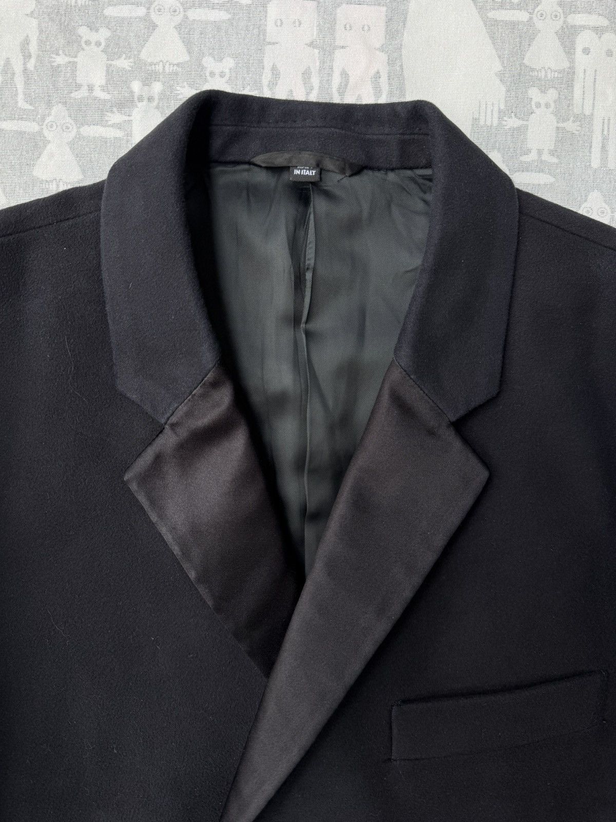 Helmut Lang Helmut Lang AW03 Tuxedo Moleskin Chesterfield Coat Size US L / EU 52-54 / 3 - 2 Thumbnail