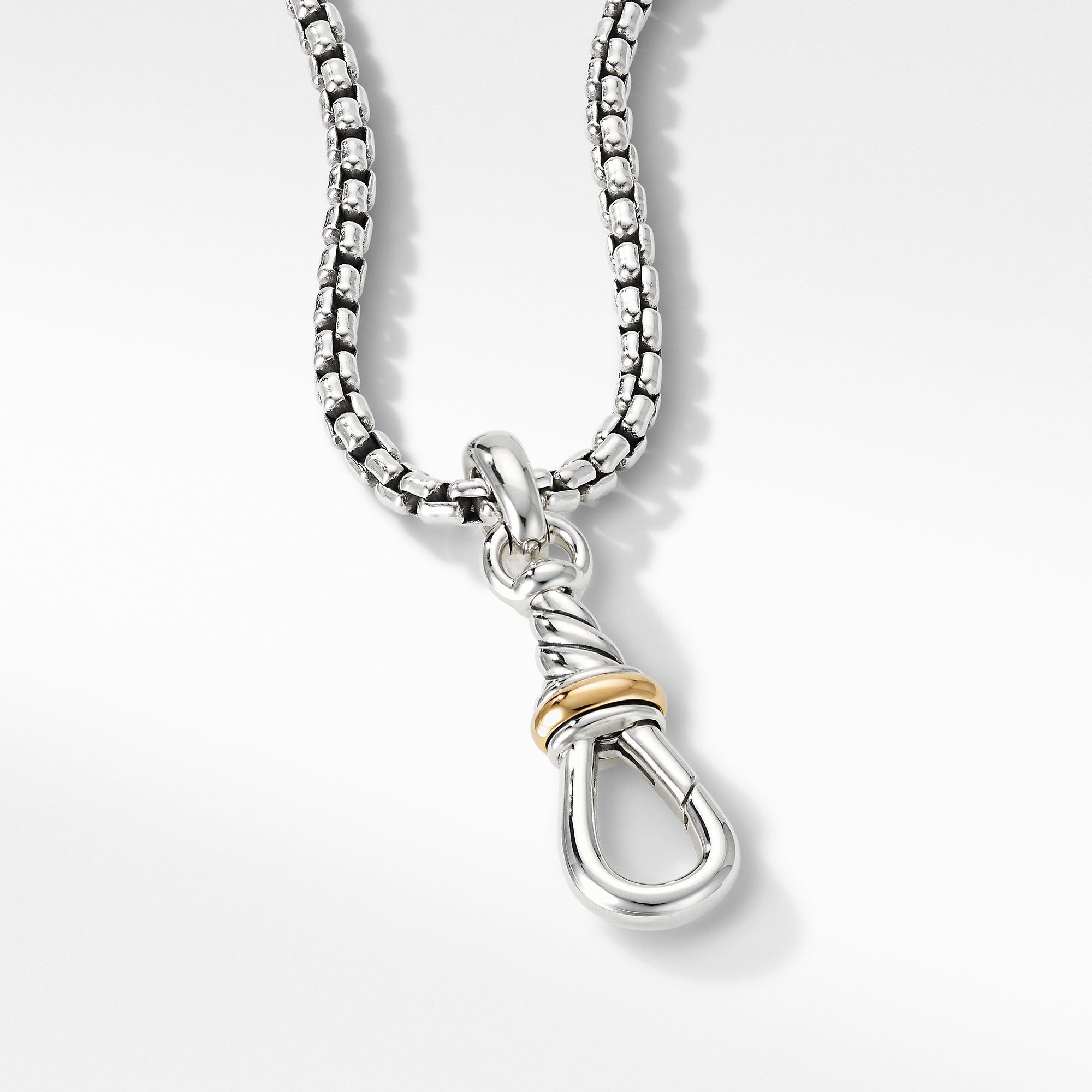 David Yurman o1w1db10325 Size:OS/ Medium Cable Amulet in Silver Size ONE SIZE - 3 Thumbnail