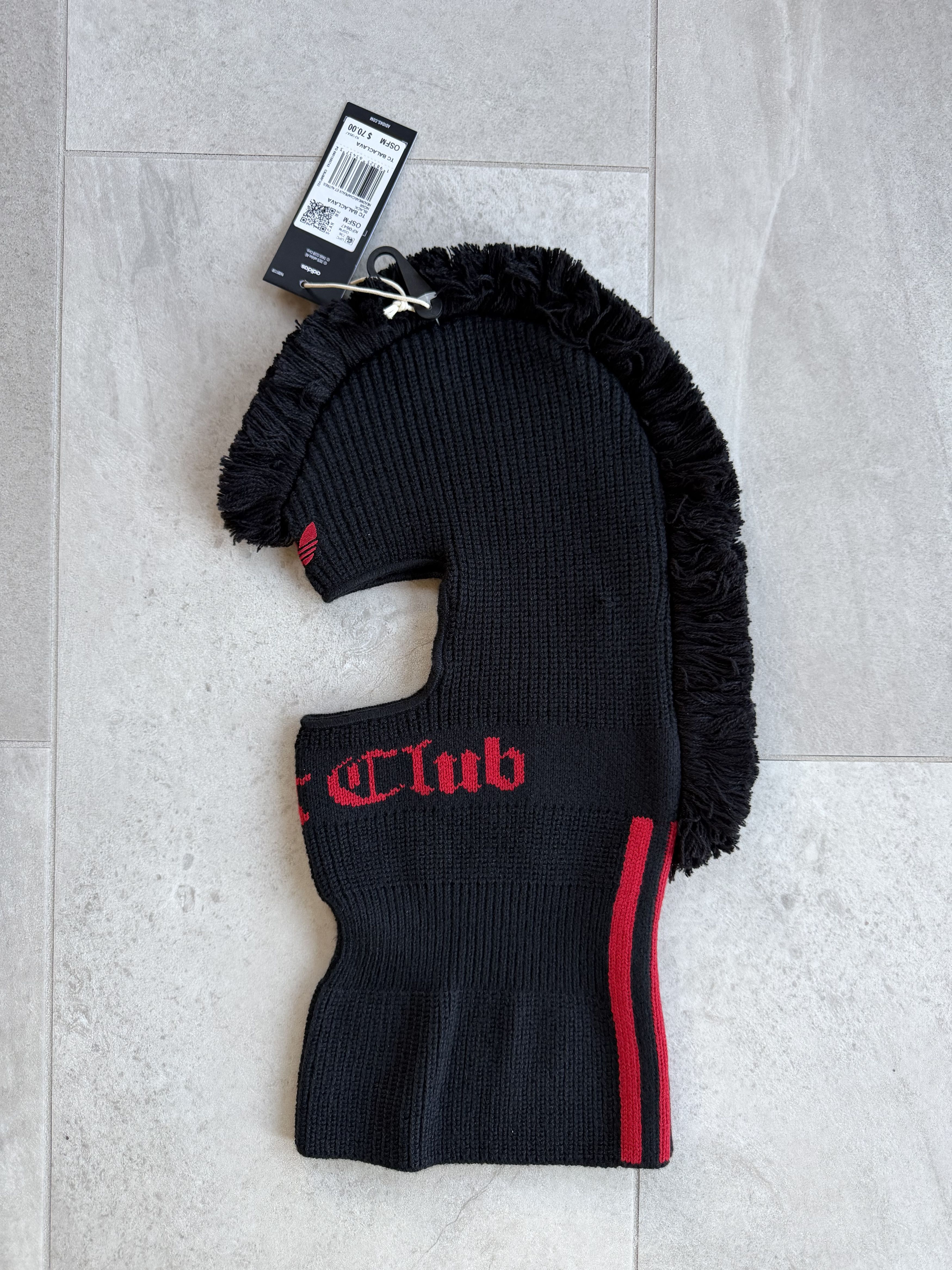 Adidas × Thug Club Thug Club Adidas Knit Balaclava in Black Size ONE SIZE - 2 Thumbnail