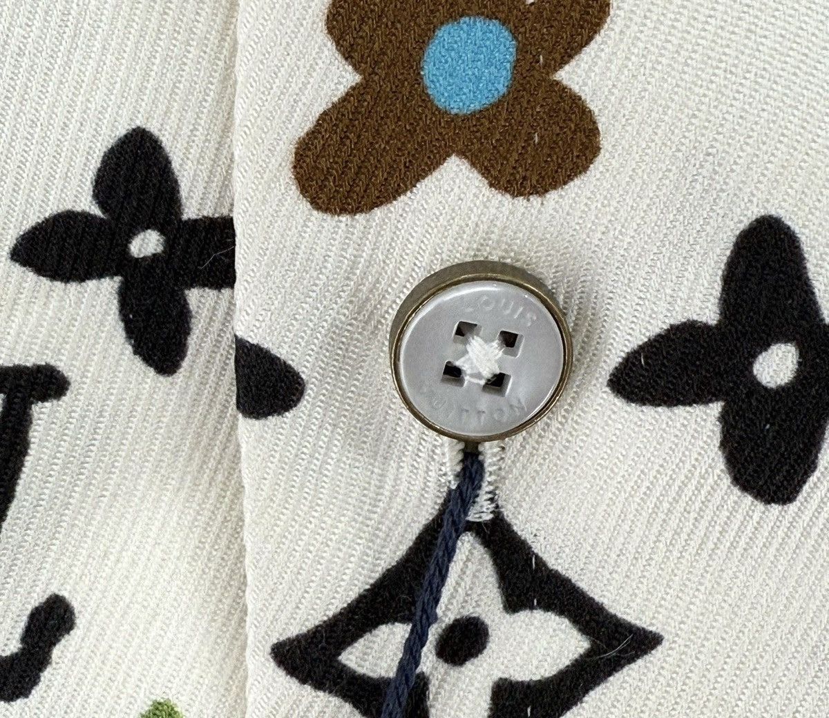 Louis Vuitton × Tyler The Creator Louis Vuitton Tyler 5L Monogram Short Sleev Silk Dress Shirt Size US XXL / EU 58 / 5 - 5 Thumbnail