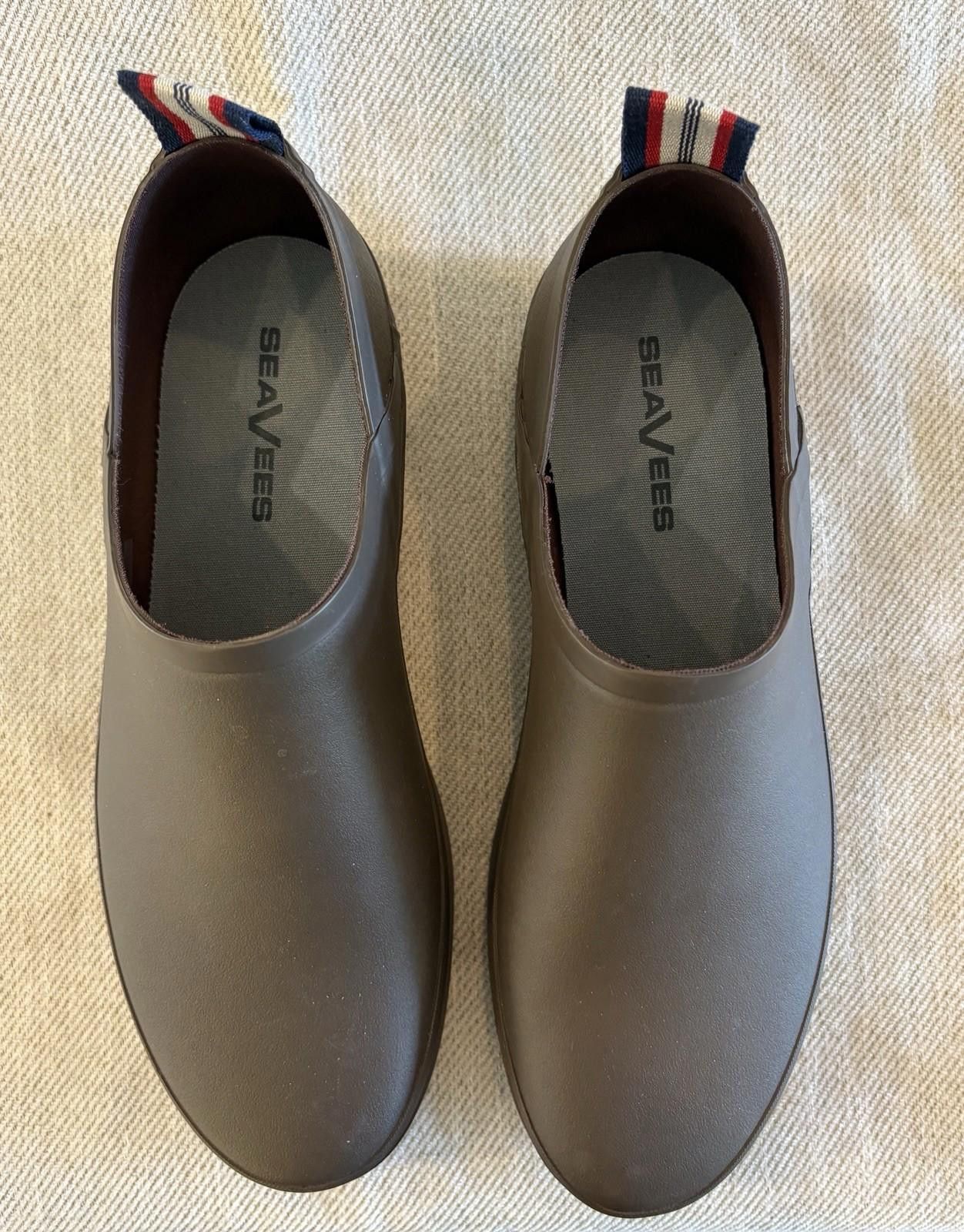 SeaVees Seavees Clog Coffee Rubber Men's Size 13 Waterproof Shoes Size US 13 / EU 46 - 7 Thumbnail