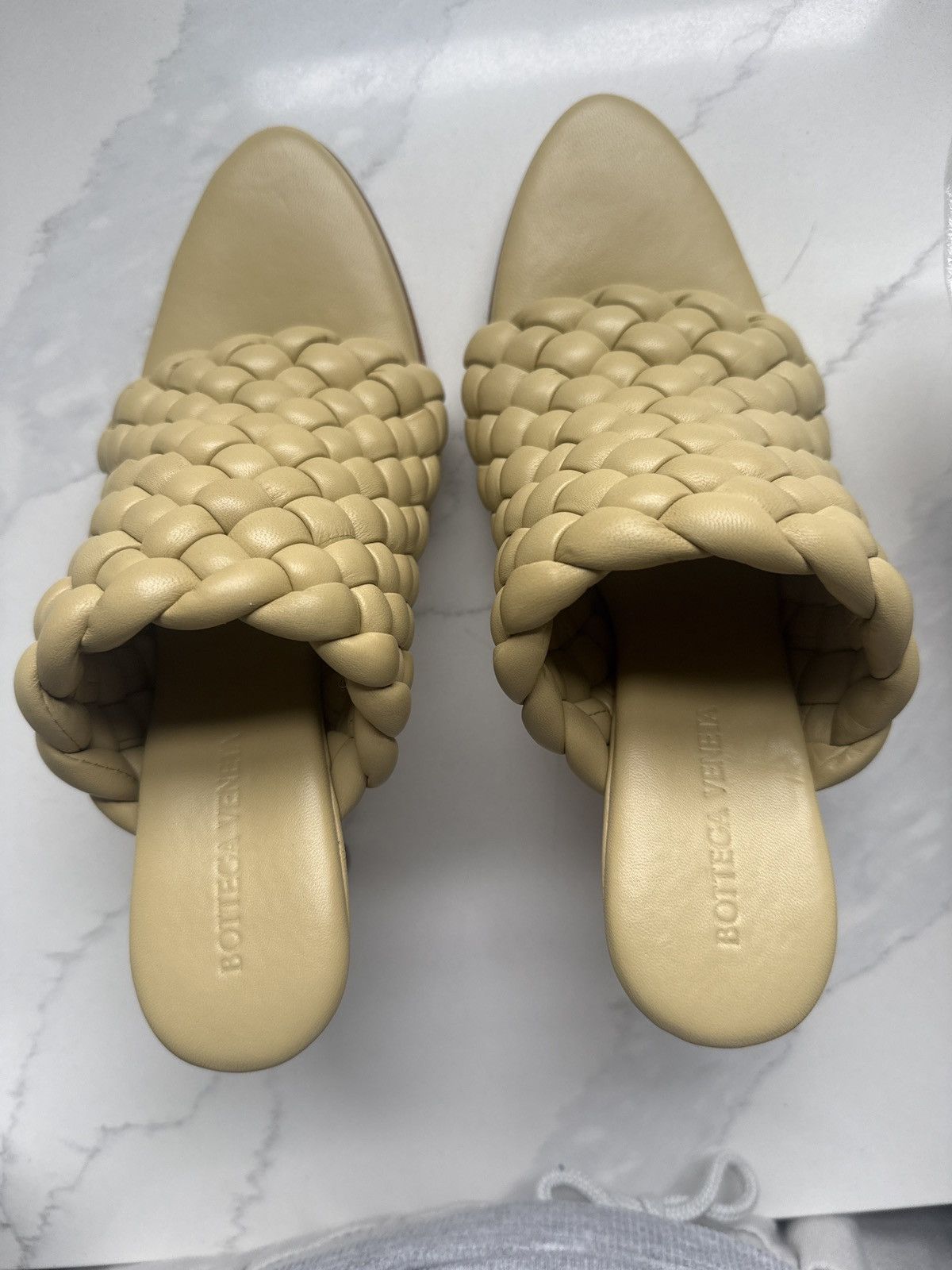 Bottega Veneta Bottega Venetta padded intreccio lagoon napa tapioca Size US 7 / IT 37 - 5 Thumbnail