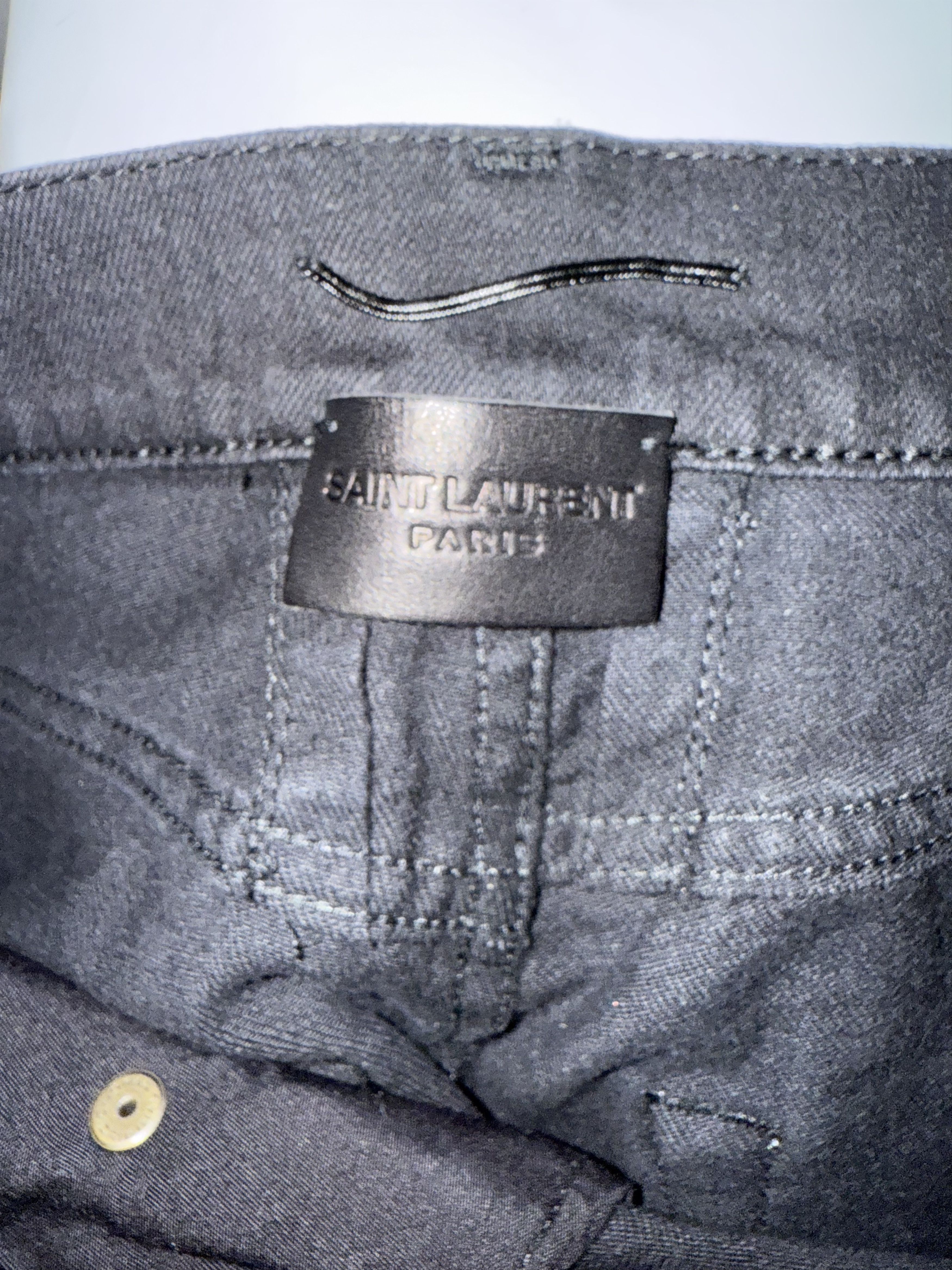 Saint Laurent Paris Scratch on the knee slim fit Size US 30 / EU 46 - 5 Thumbnail