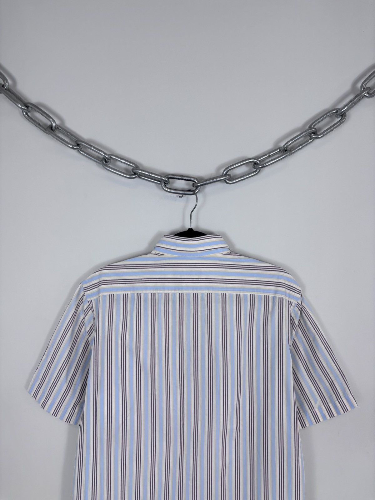 Just Cavalli Just Cavalli Race Vintage Men’s Striped Short Sleeve Shirt Size US L / EU 52-54 / 3 - 19 Thumbnail