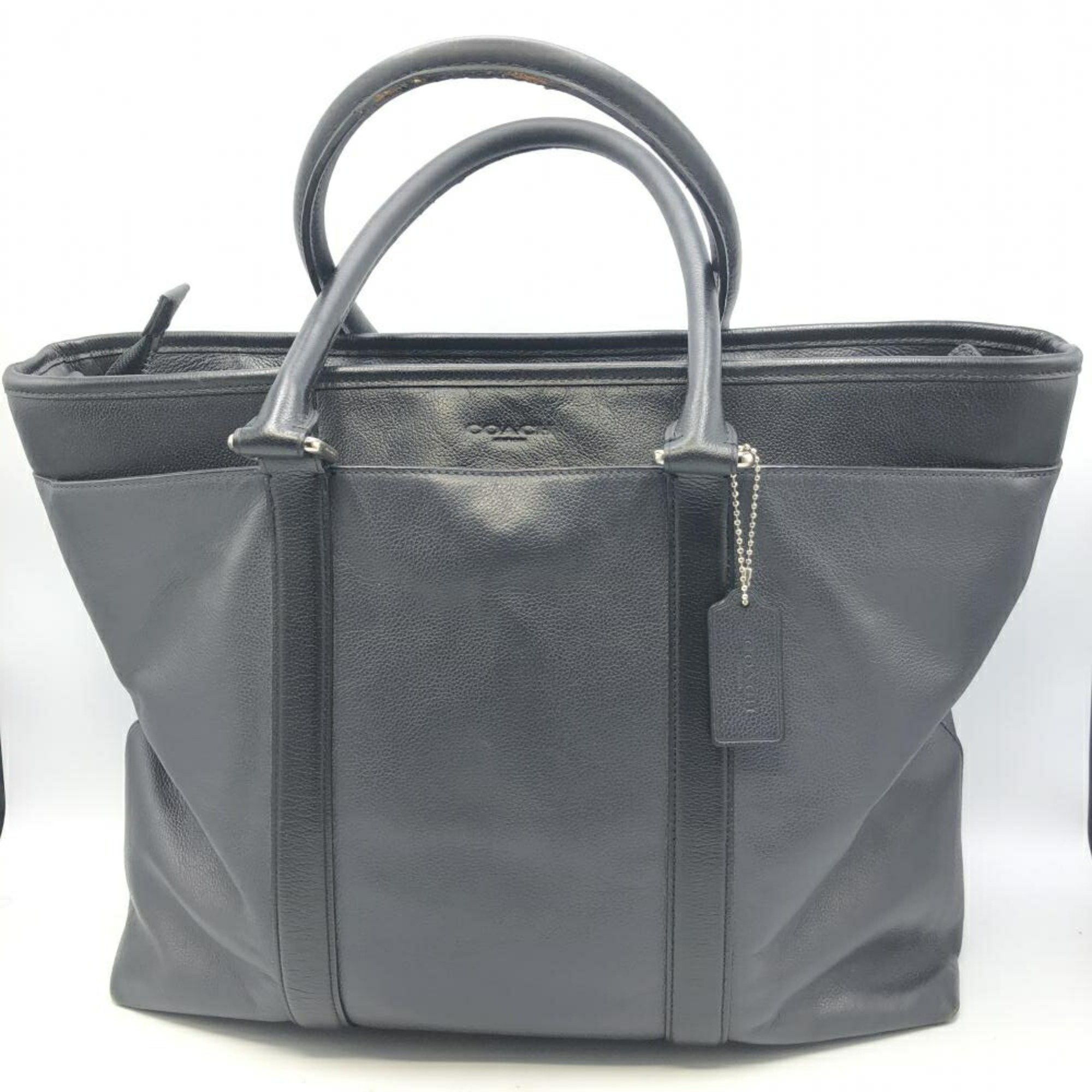 image of Coach Perry Smooth Leather Bag Black Coach, Women's