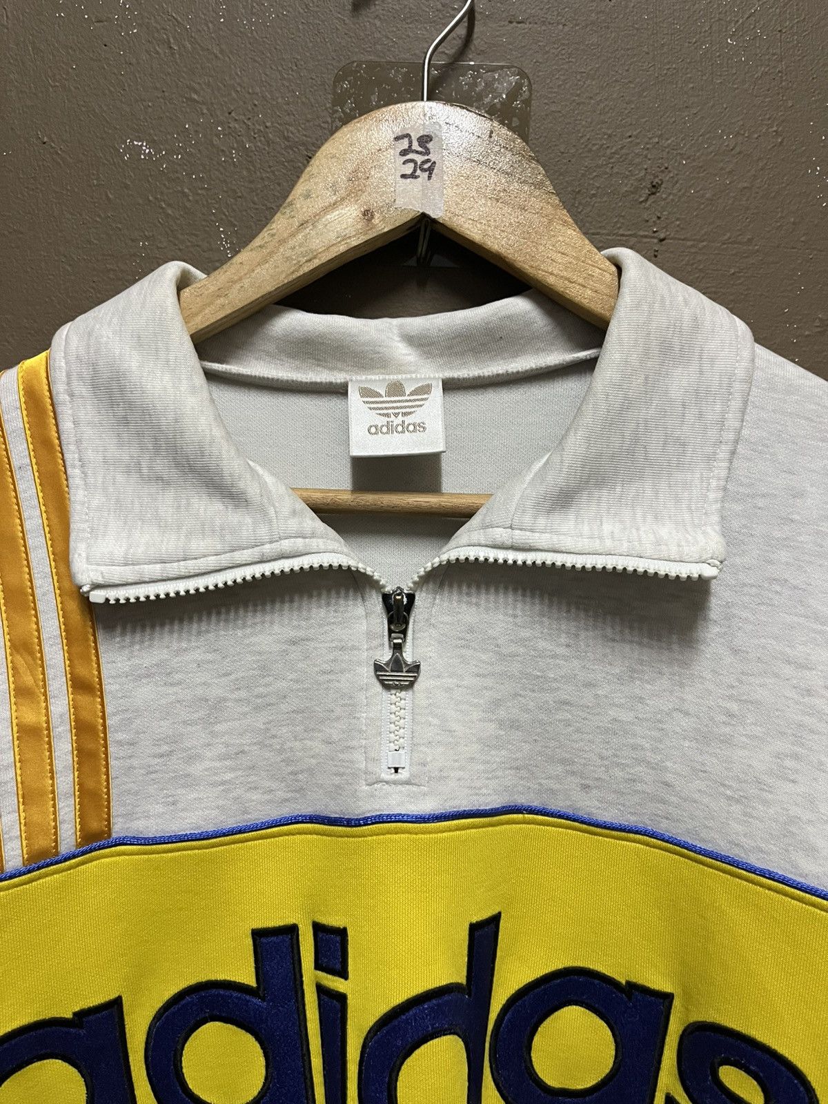 Adidas × Descente × Japanese Brand Rare 💎 Vintage Adidas Trefoil Halfzipper Size US L / EU 52-54 / 3 - 4 Thumbnail
