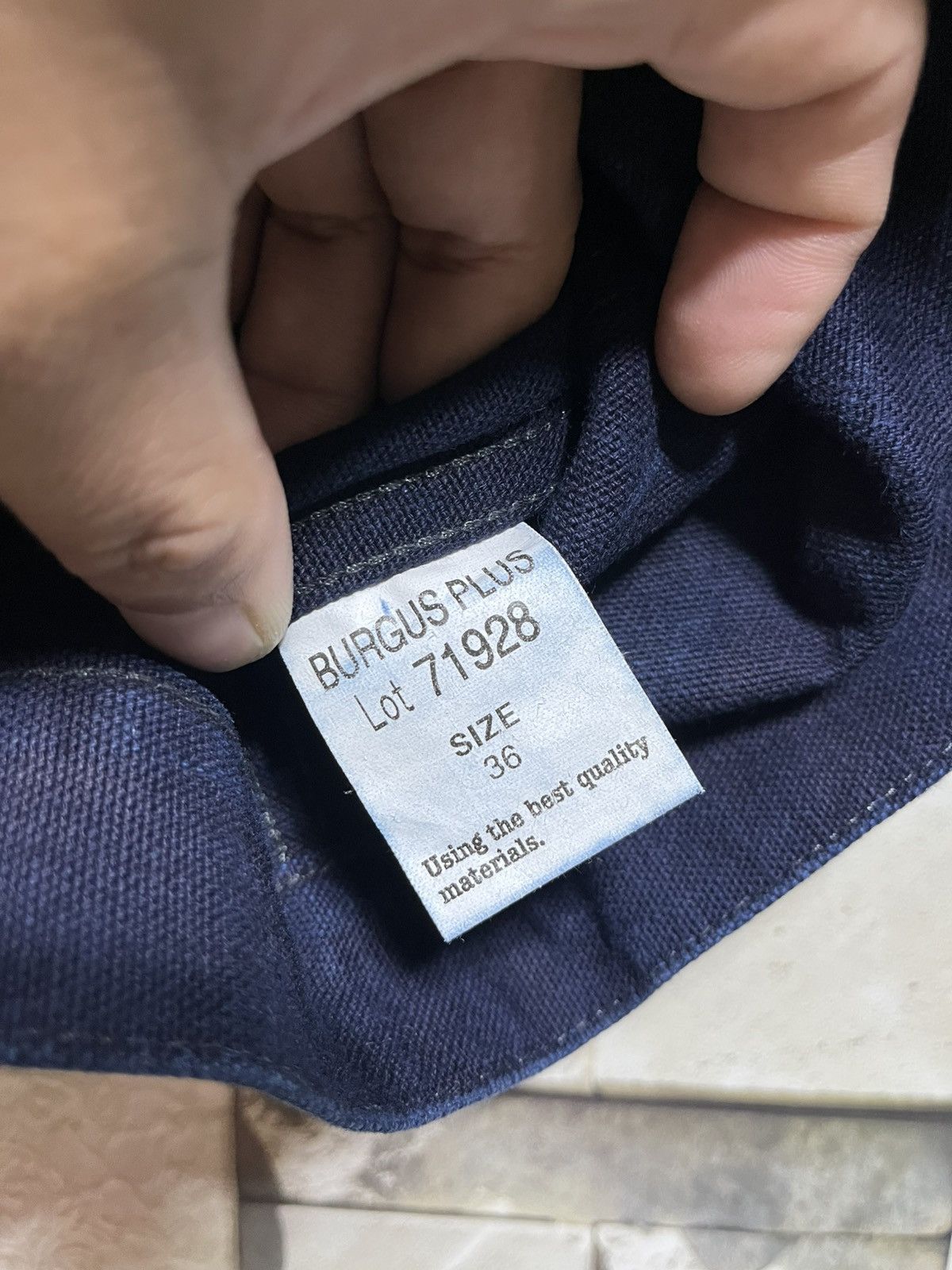 Burgus Plus BURGUS PLUS JAPAN TYPE-1 INDIGO DYED DUCK CANVAS JACKET Size US S / EU 44-46 / 1 - 11 Thumbnail