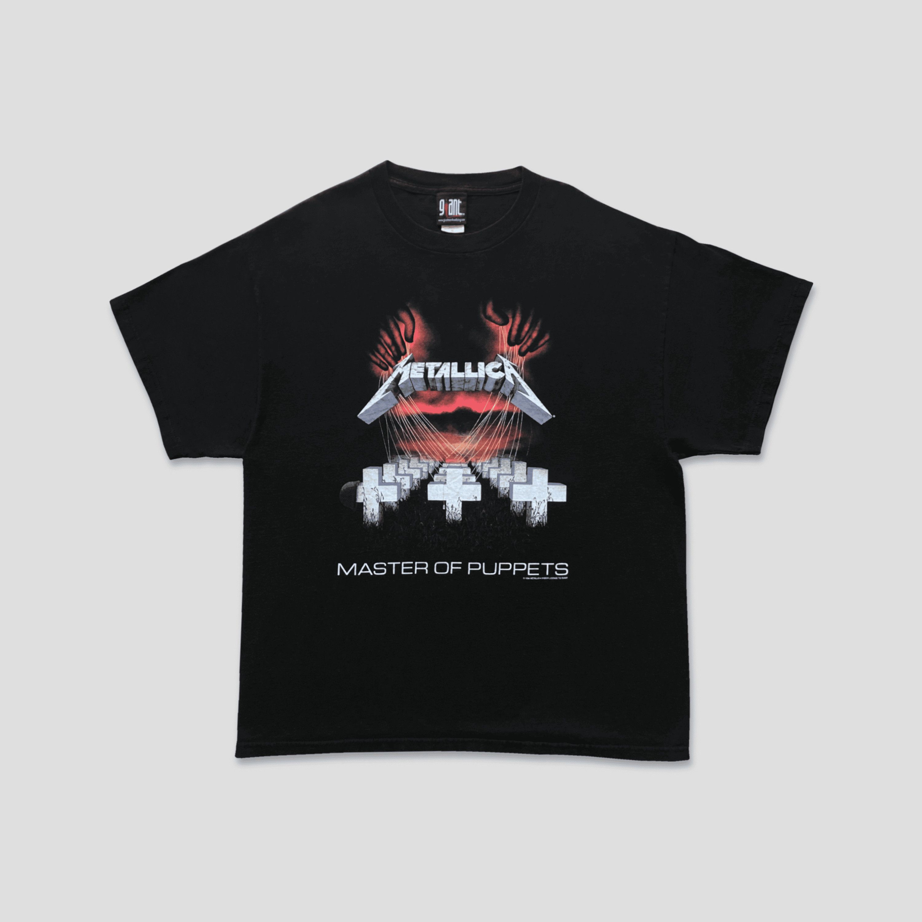 Band Tees Vintage Late 90s Metallica Master Of Puppets T-Shirt Size US XL / EU 56 / 4 - 1 Thumbnail