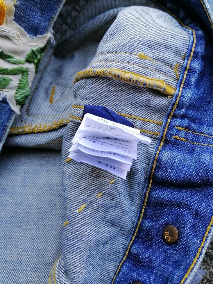 Ralph Lauren Ralph Lauren Flowers Patch Distressed Denim Jacket Size XS / US 0-2 / IT 36-38 - 6 Thumbnail