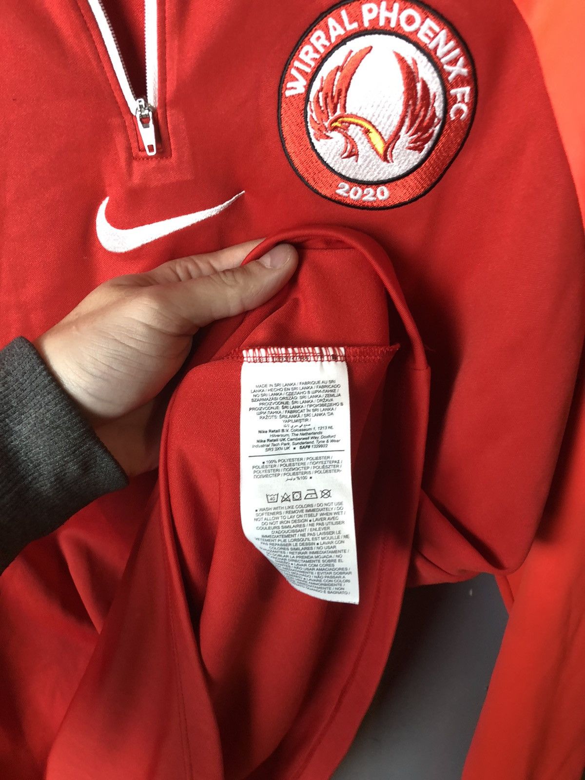 Vintage Men’s sweater soccer jersey Nike size M Size US M / EU 48-50 / 2 - 7 Thumbnail