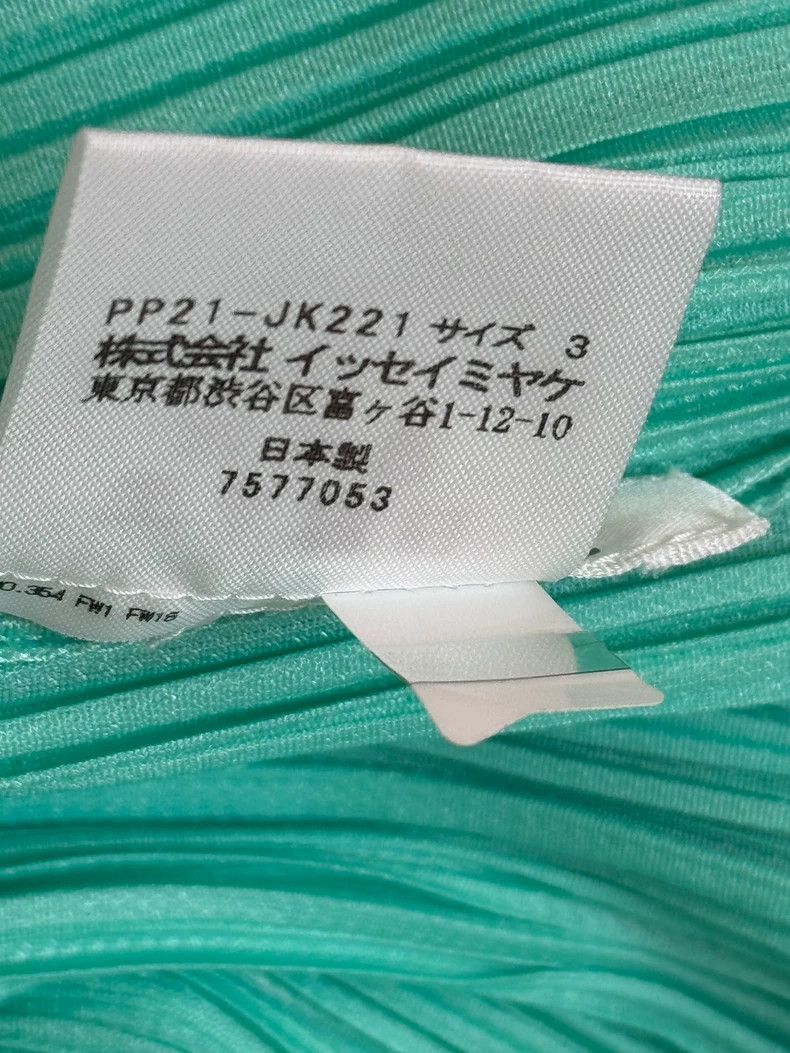 Issey Miyake issey miyake size:3 Green pleated short sleeves Size XXS / US 00 / IT 34 - 4 Thumbnail