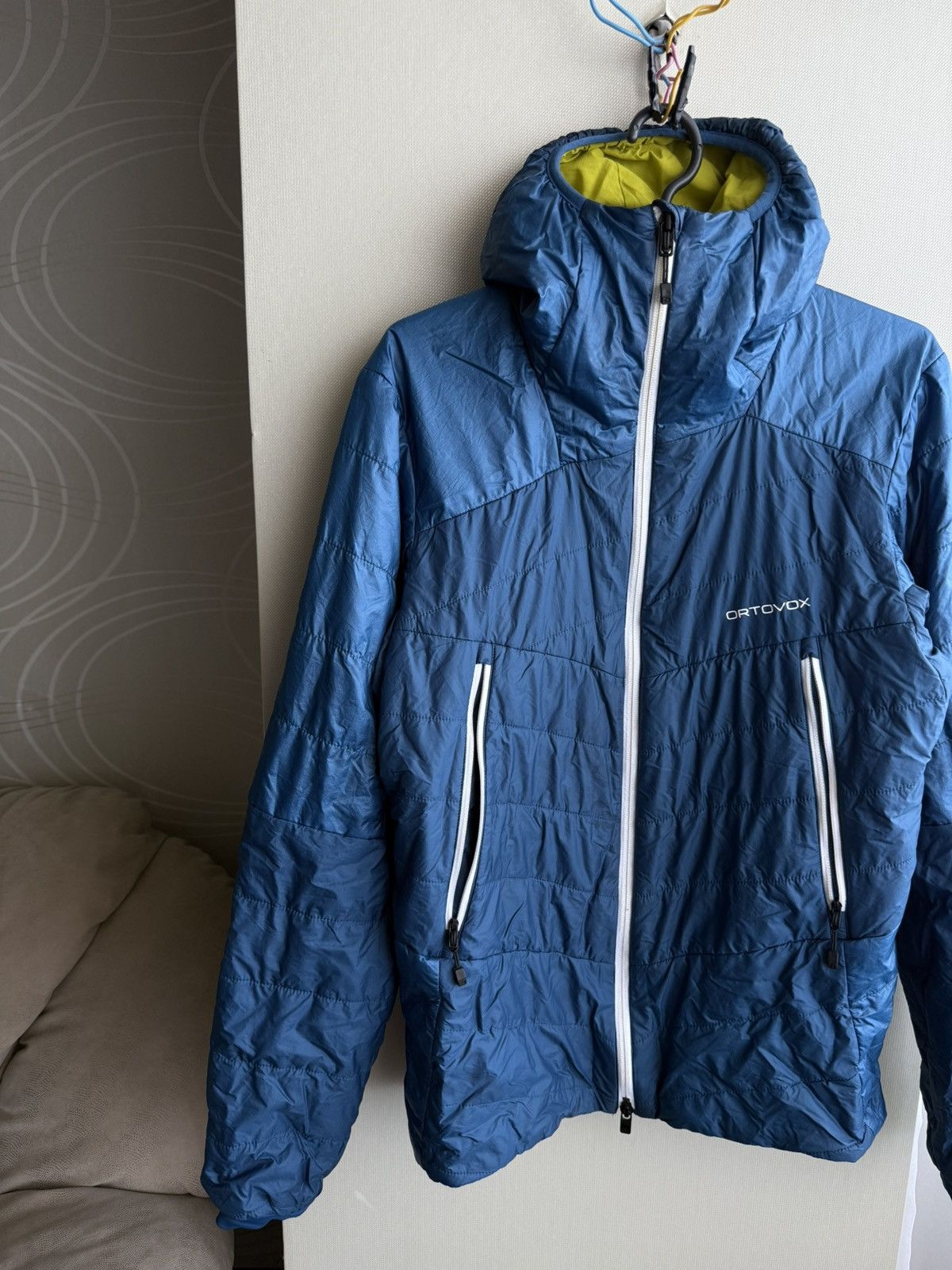 ORTOVOX Ortovox Blue Swisswool Zip Hooded Windbreaker Jacket Light Size US S / EU 44-46 / 1 - 3 Thumbnail