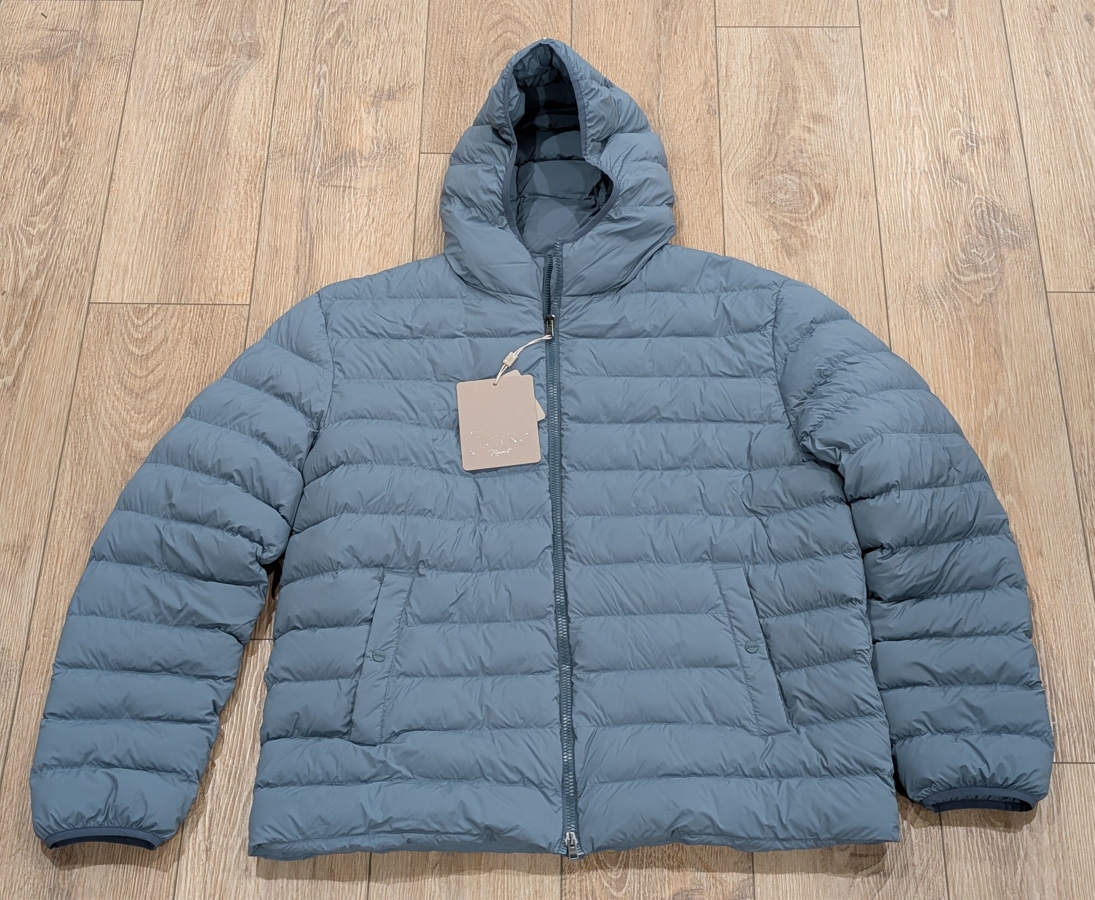 Herno HERNO Packable Jacket Light Blue Gray 56 US 46 Size US XL / EU 56 / 4 - 1 Thumbnail