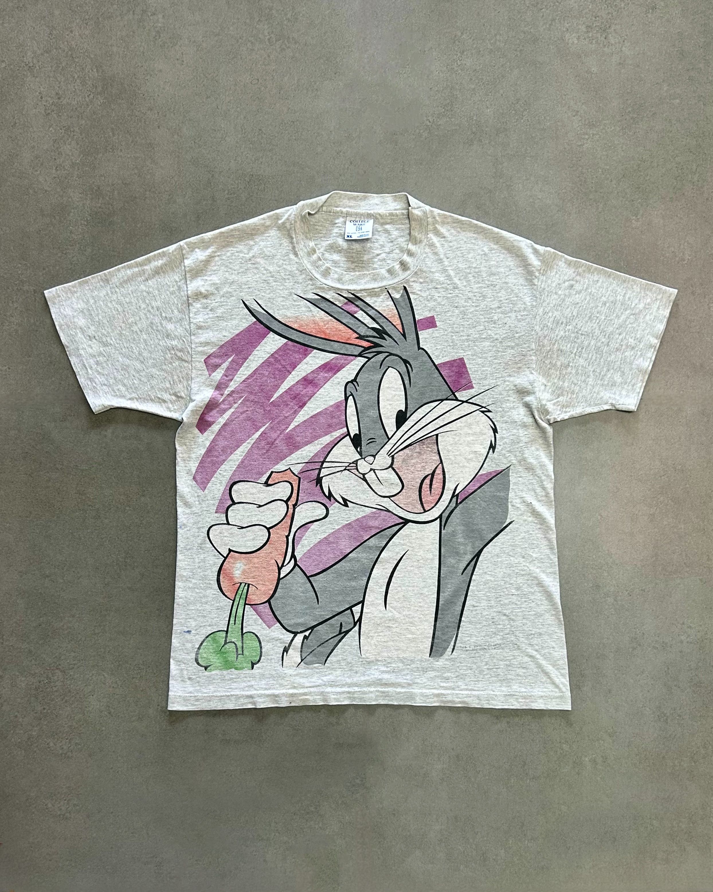 Warner Bros Bugs Bunny Graphic Tee – Single Stitch (1994) Size US XL / EU 56 / 4 - 1 Thumbnail