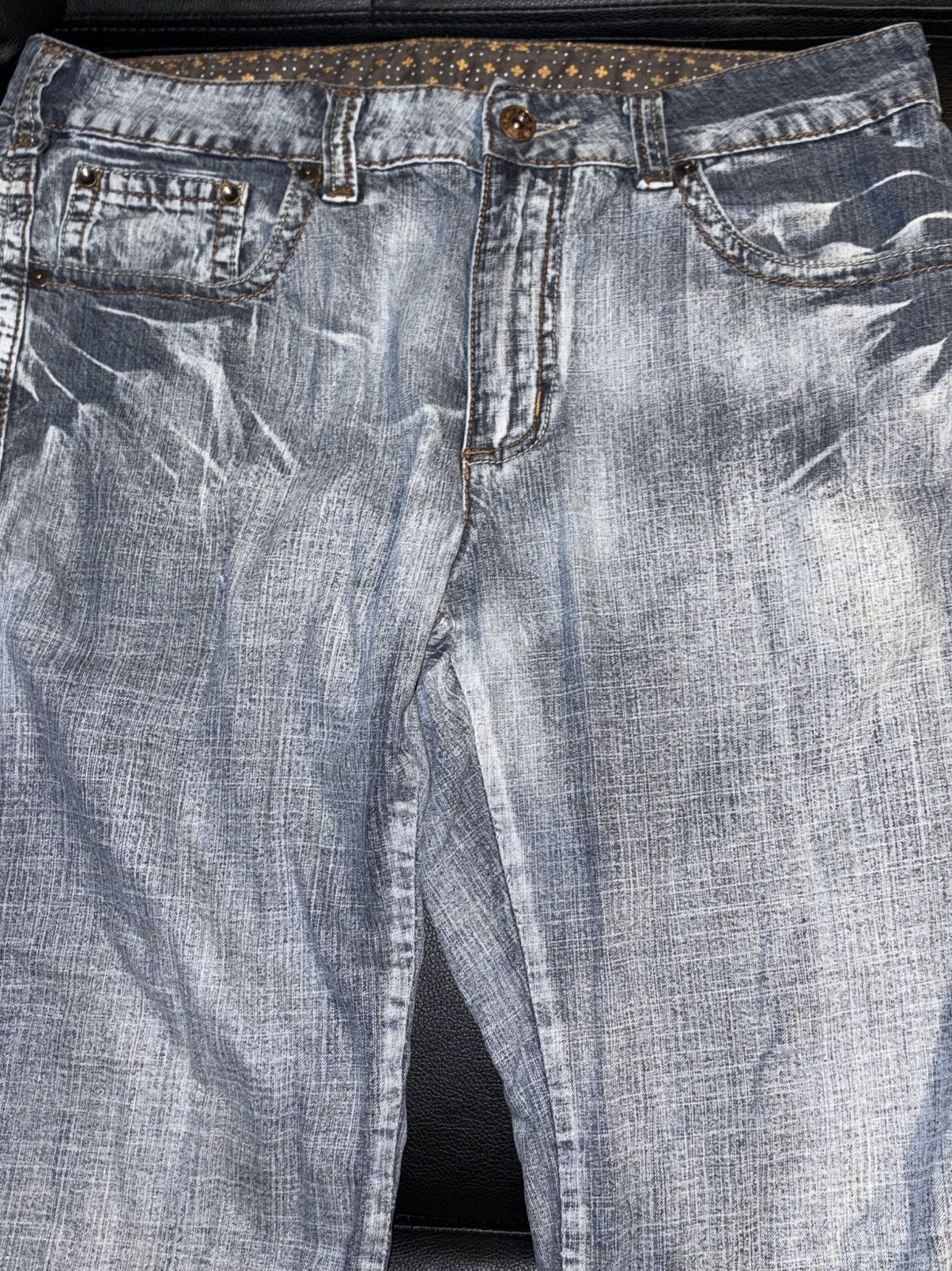 Vintage Clover Emblem Jeans Size US 32 / EU 48 - 1 Thumbnail