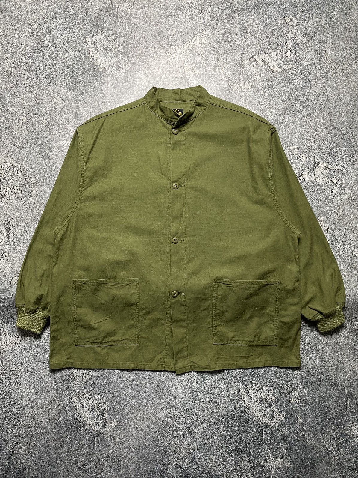 Japanese Brand × Needles Needles Oversize Japanese Work Army Button Jacket Size US L / EU 52-54 / 3 - 2 Thumbnail