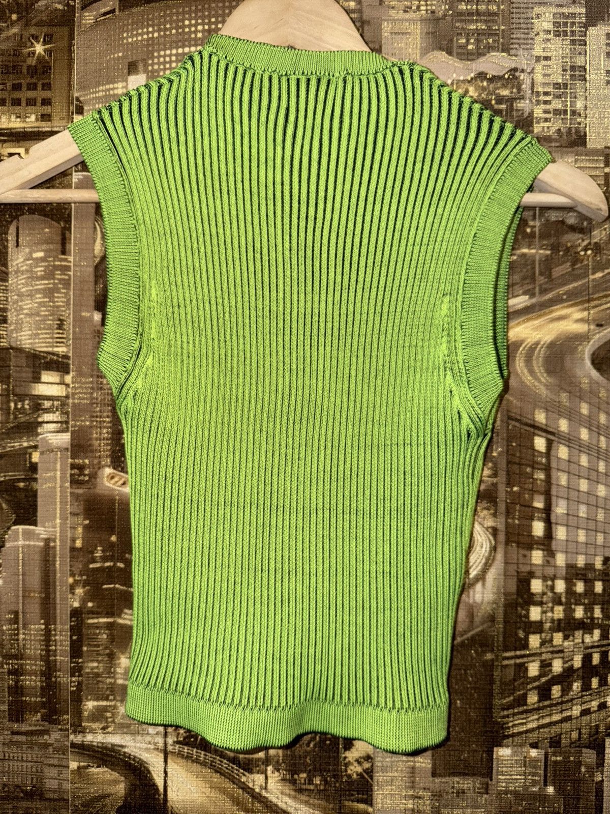 GCDS GCDS Ribbed Knit Sleeveless Top Size S Size S / US 4 / IT 40 - 10 Thumbnail