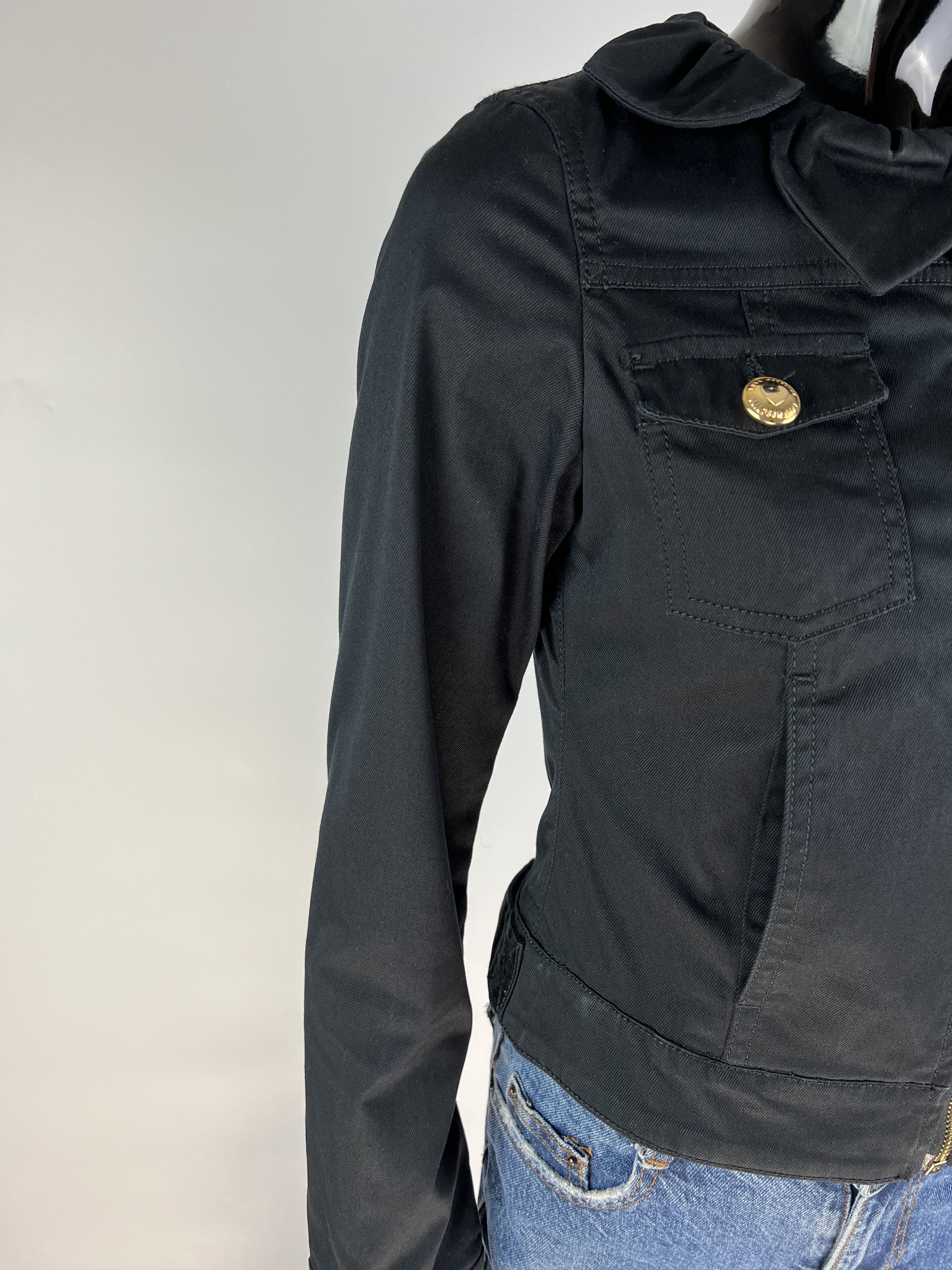 Love Moschino × Moschino Rare Vintage Love Moschino Black Denim Jacket Size S / US 4 / IT 40 - 8 Thumbnail