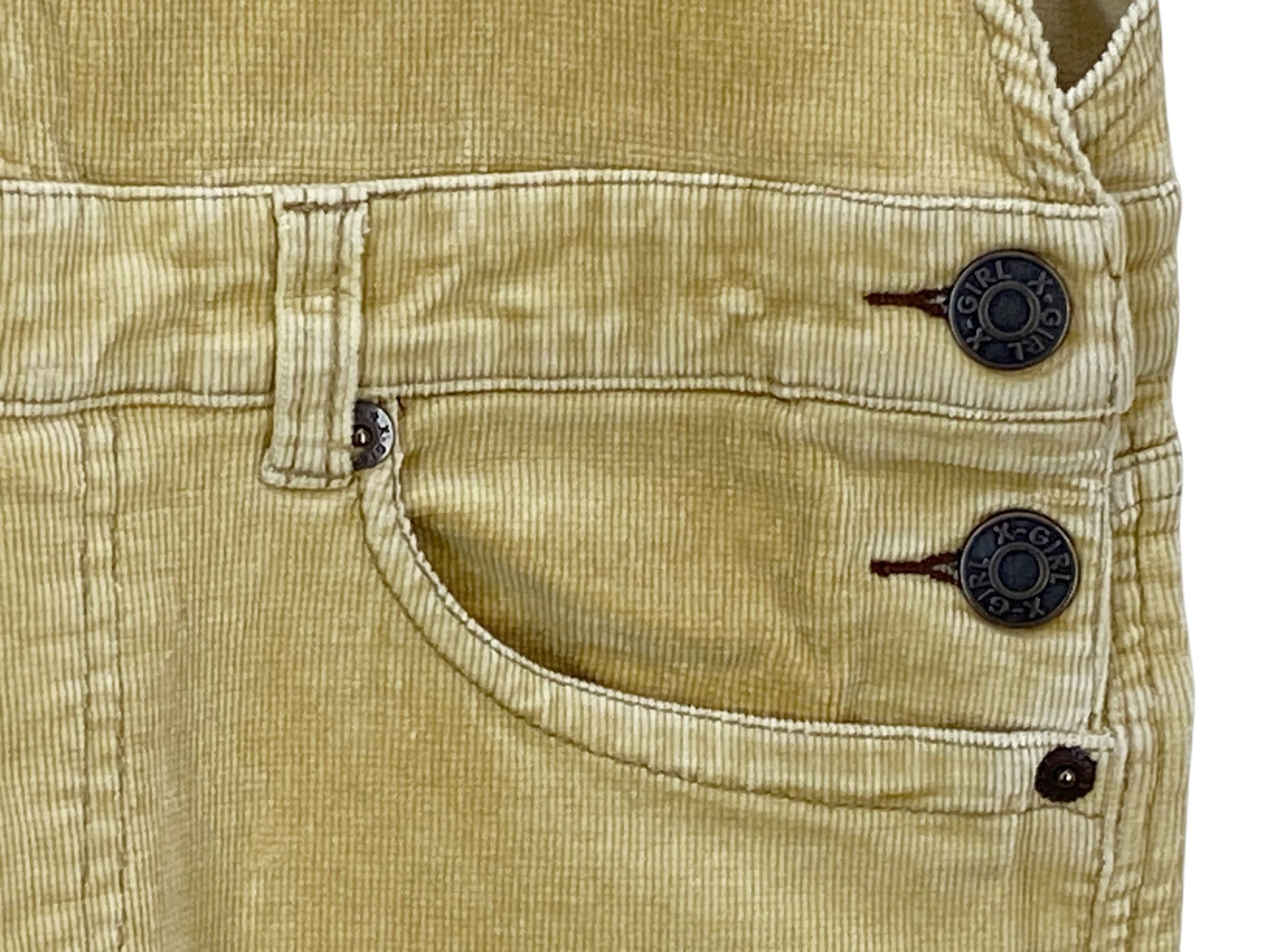 Japanese Brand X-girl Corduroy Bib Overalls Carpenter Jeans Size US 32 / EU 48 - 9 Thumbnail