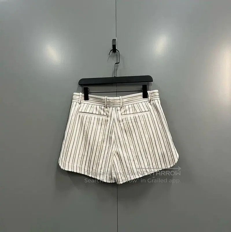 Dior Dior Summer Beige Stripe Shorts . Size 23" - 2 Thumbnail