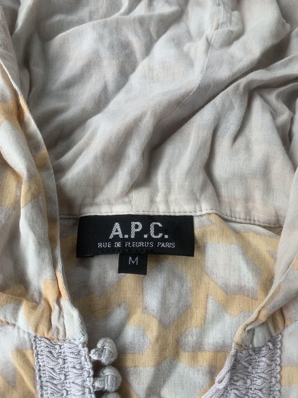 A.P.C. Ete 2000 A.P.C France printed hoodie blouse Size M / US 6-8 / IT 42-44 - 4 Thumbnail