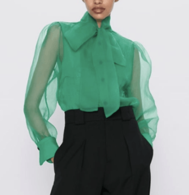 Zara Zara Blouse Size S / US 4 / IT 40 - 1 Thumbnail