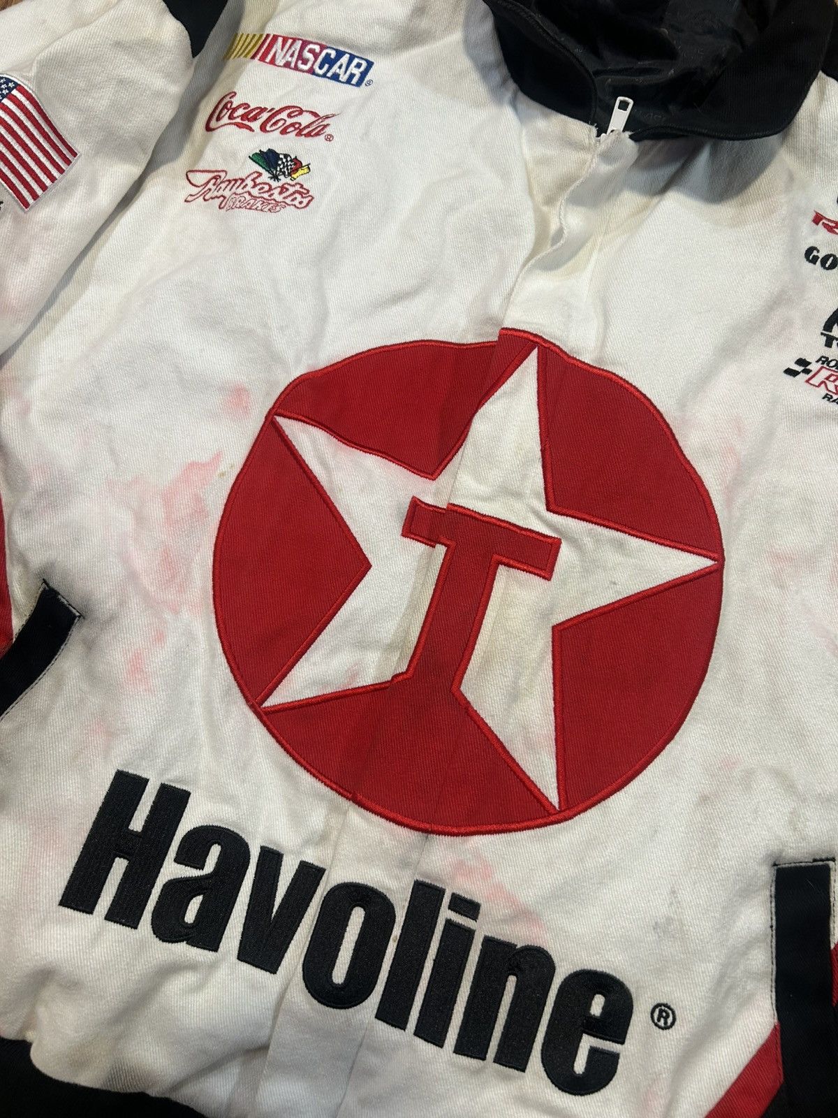 Chase Authentics VintageTexaco Havoline NASCAR Racing Jacket Robert Yates Size US L / EU 52-54 / 3 - 6 Thumbnail